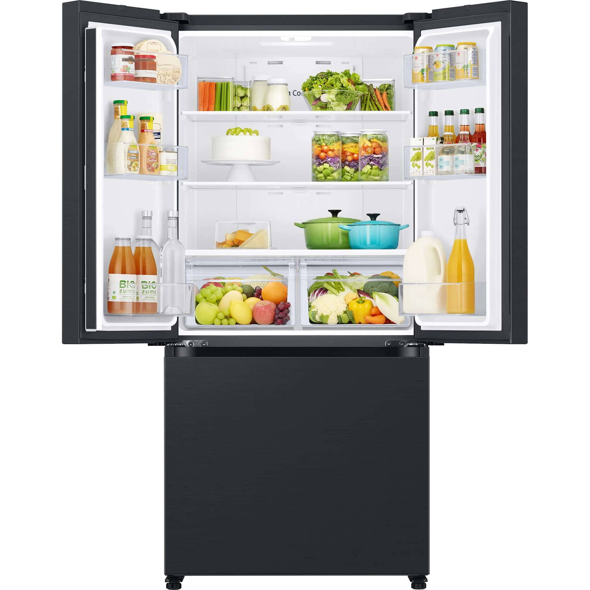 Samsung Bottom Mount Fridge (RF18A5101MT) - Matt Black - Image 5