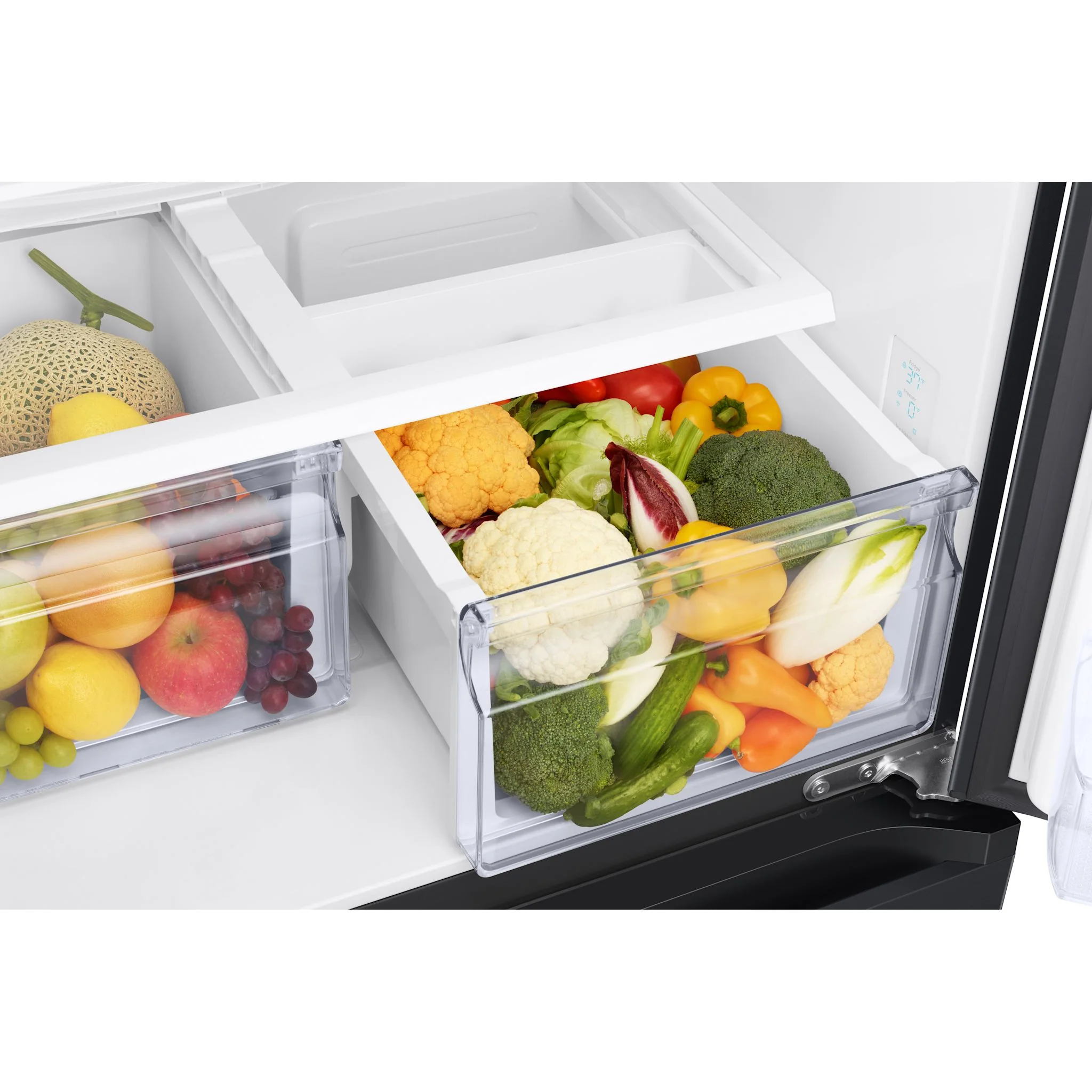Samsung Bottom Mount Fridge (RF18A5101MT) - Matt Black - Image 6