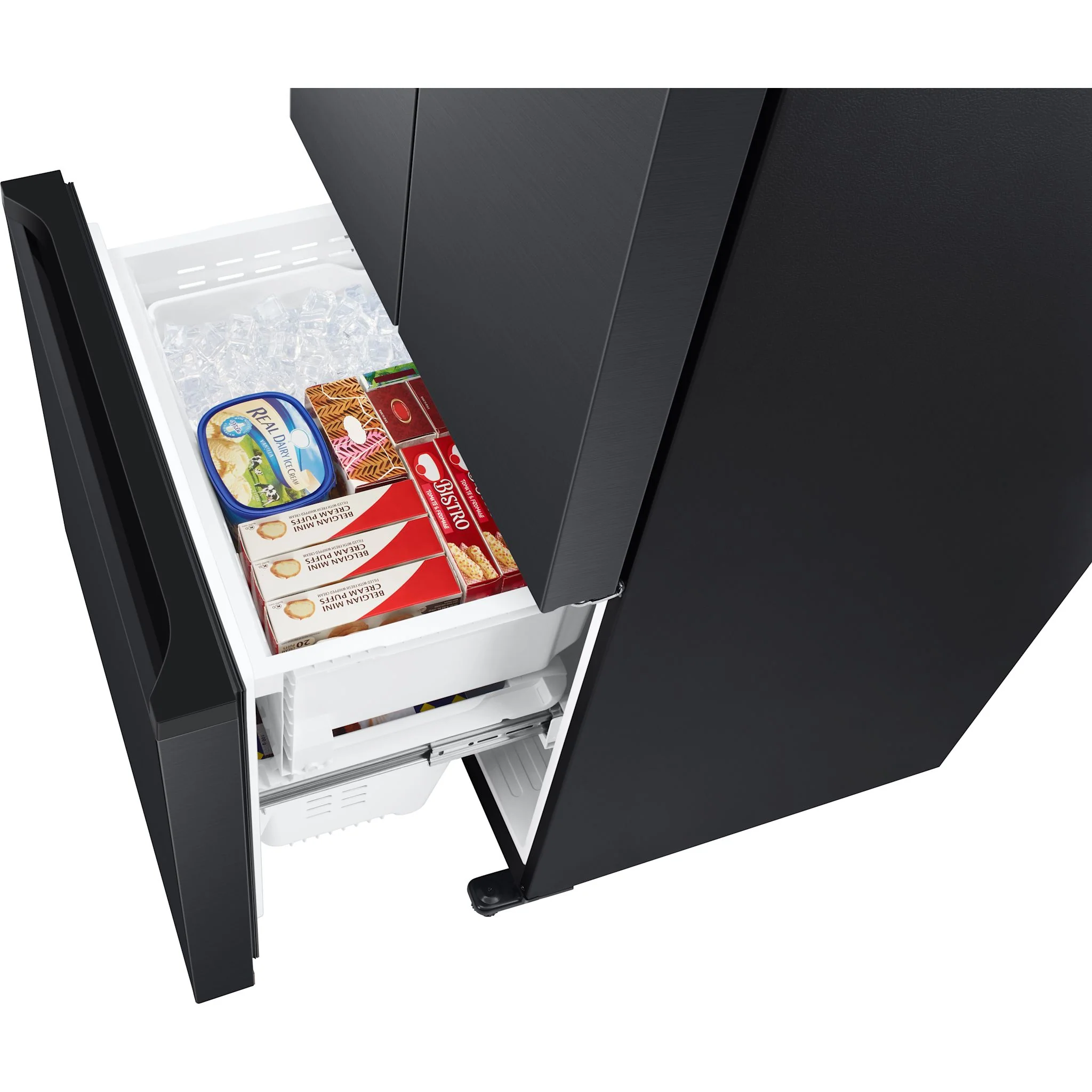 Samsung Bottom Mount Fridge (RF18A5101MT) - Matt Black - Image 7