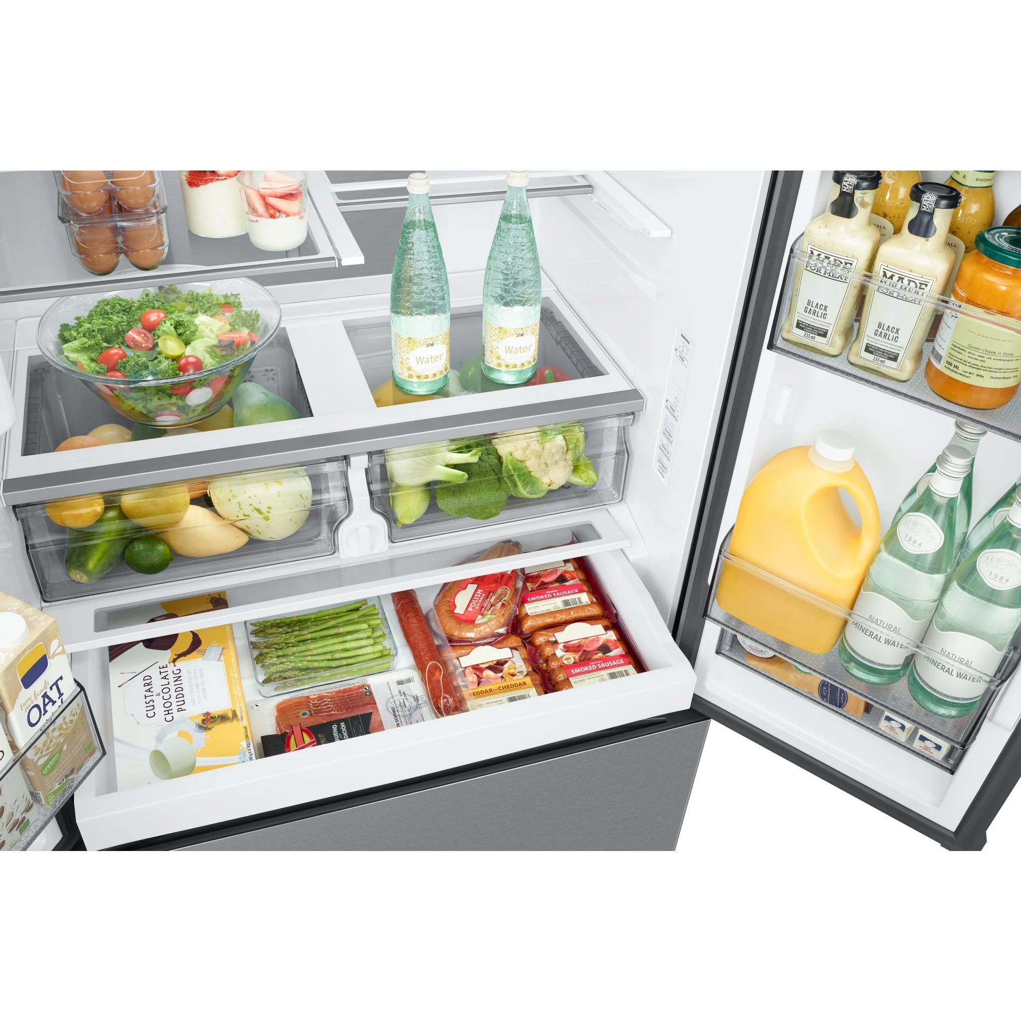Samsung Counter Depth Fridge (RF27CG5400SRAA) - SmudgeProof Stainless Steel - Image 8