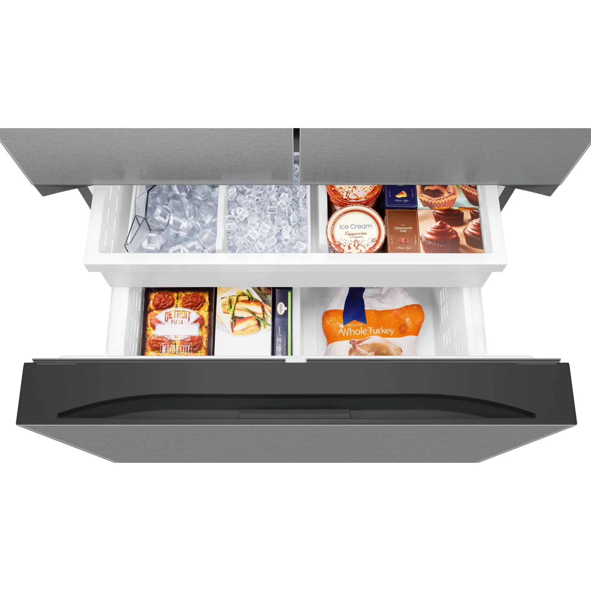 Samsung Counter Depth Fridge (RF27CG5400SRAA) - SmudgeProof Stainless Steel - Image 9