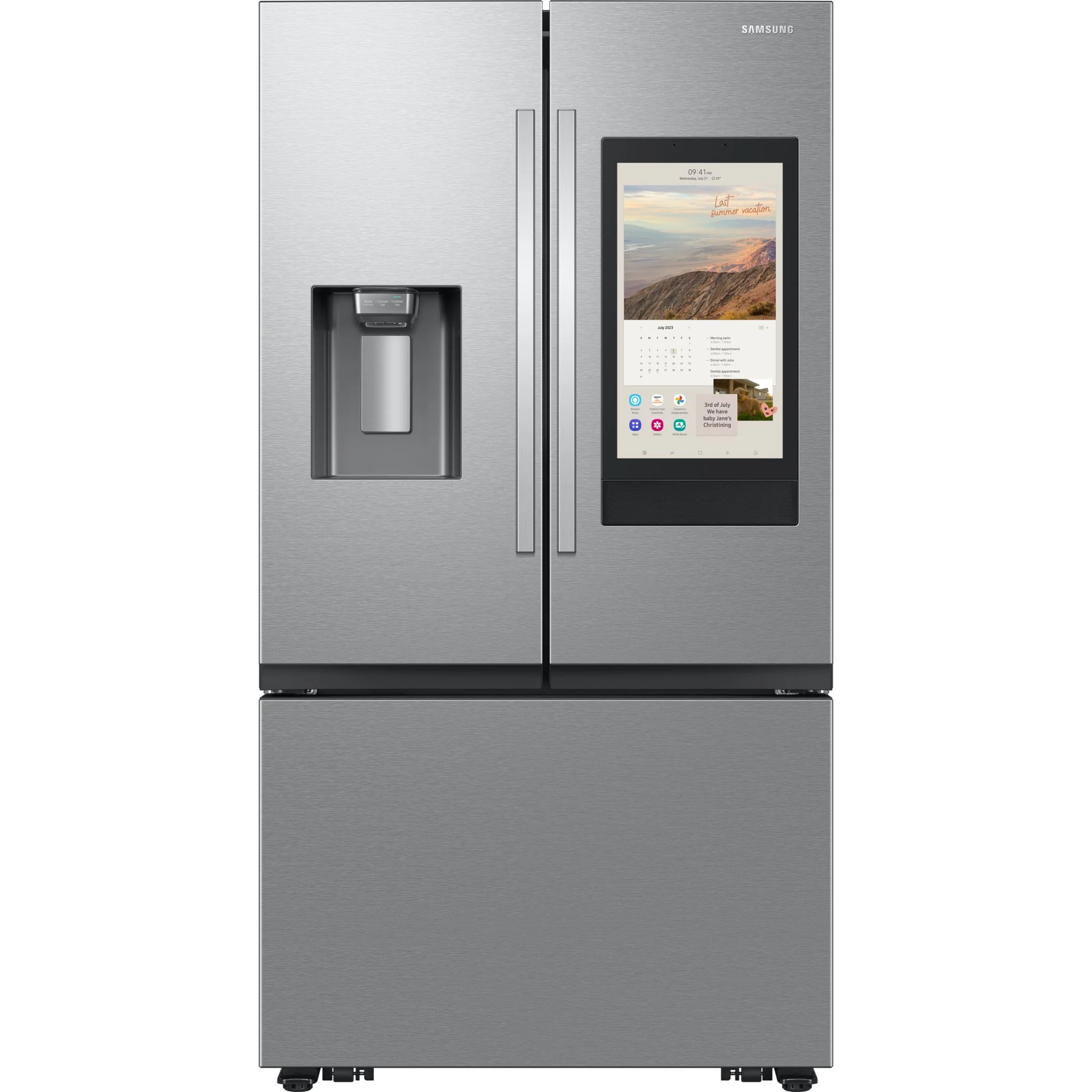 Samsung Counter Depth Fridge (RF27CG5900SRAC) - SmudgeProof Stainless Steel - Image 8