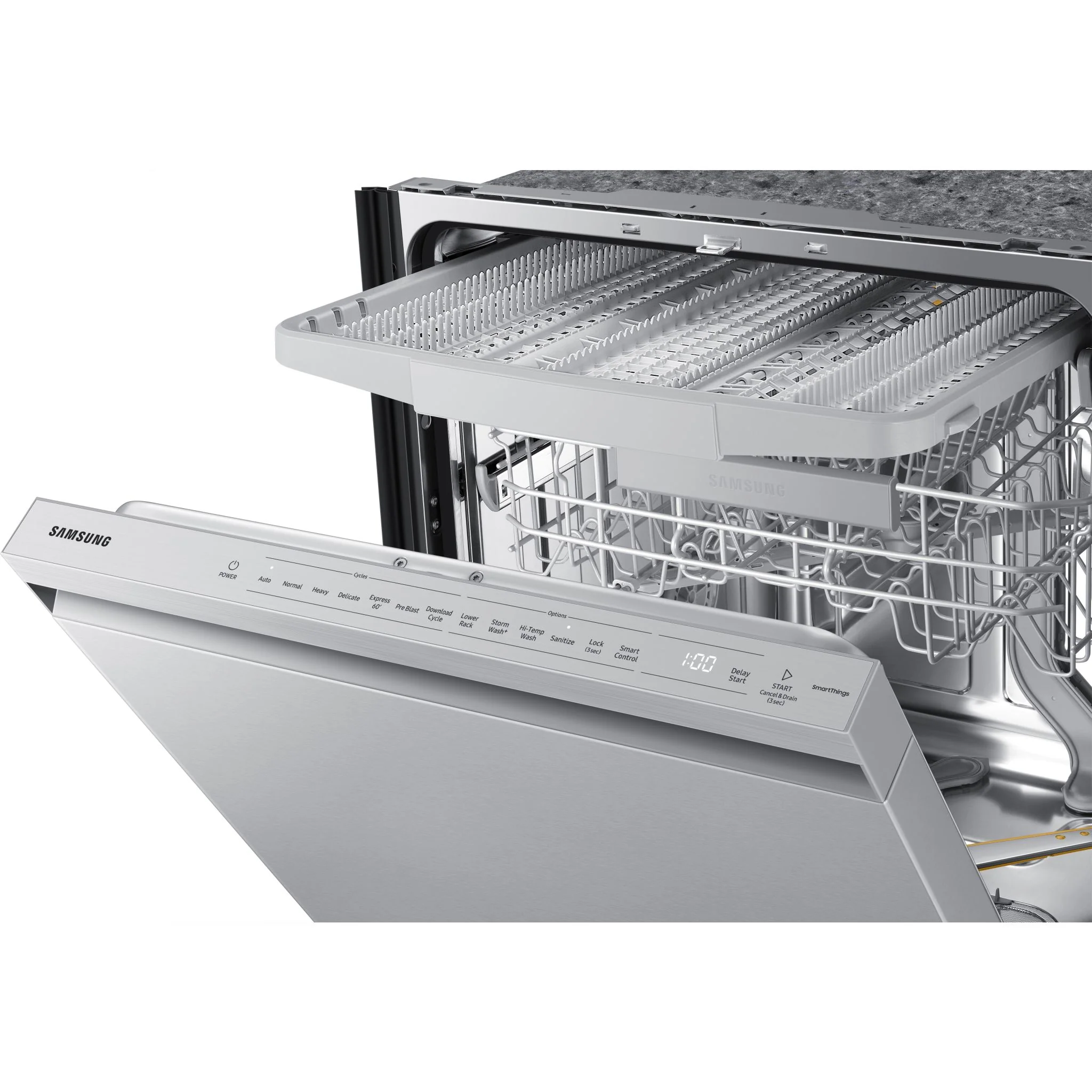 Samsung Dishwasher (DW80B6060US) - Stainless Steel - Image 13