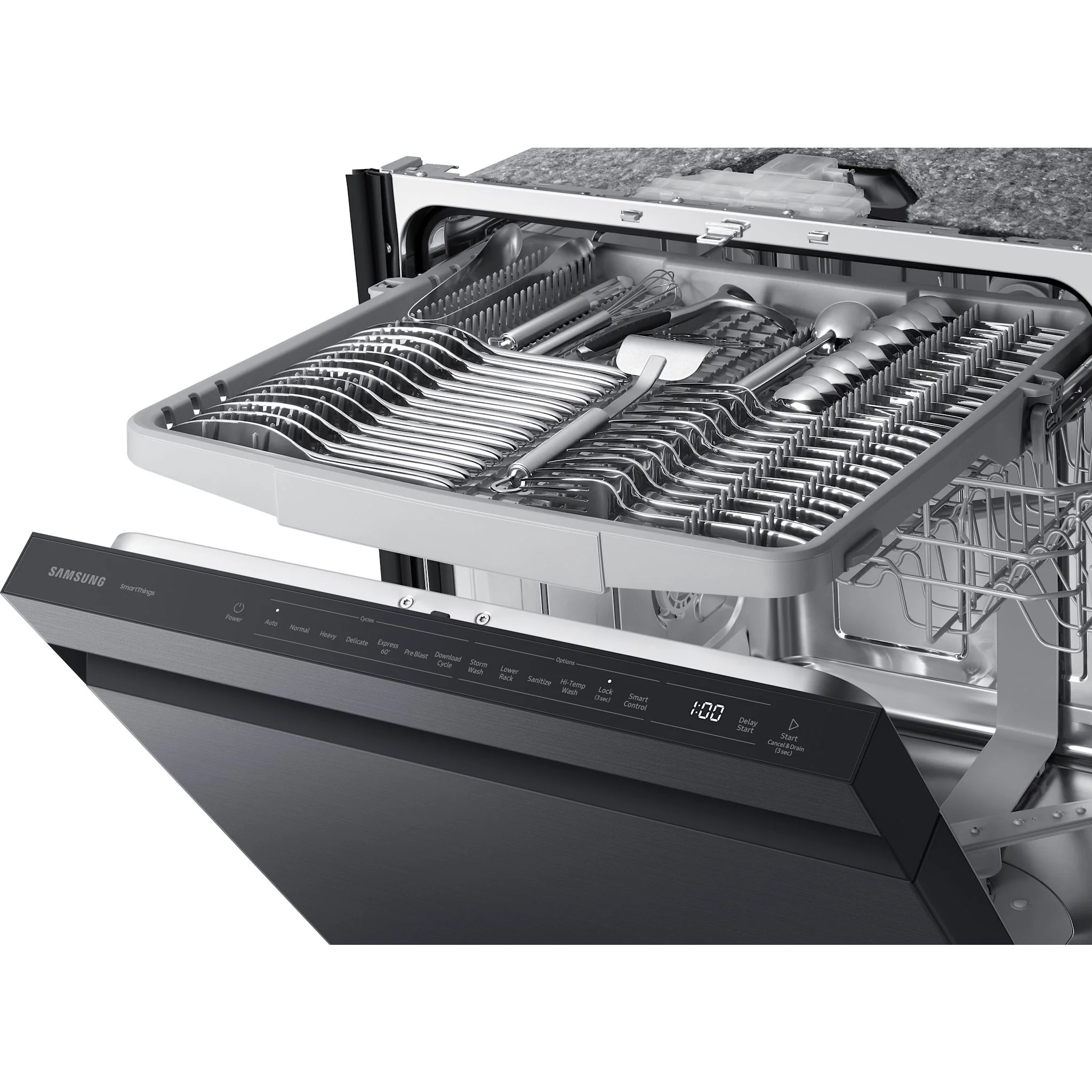 Samsung Dishwasher (DW80CG5450MTAA) - Matte Black Stainless Steel - Image 9