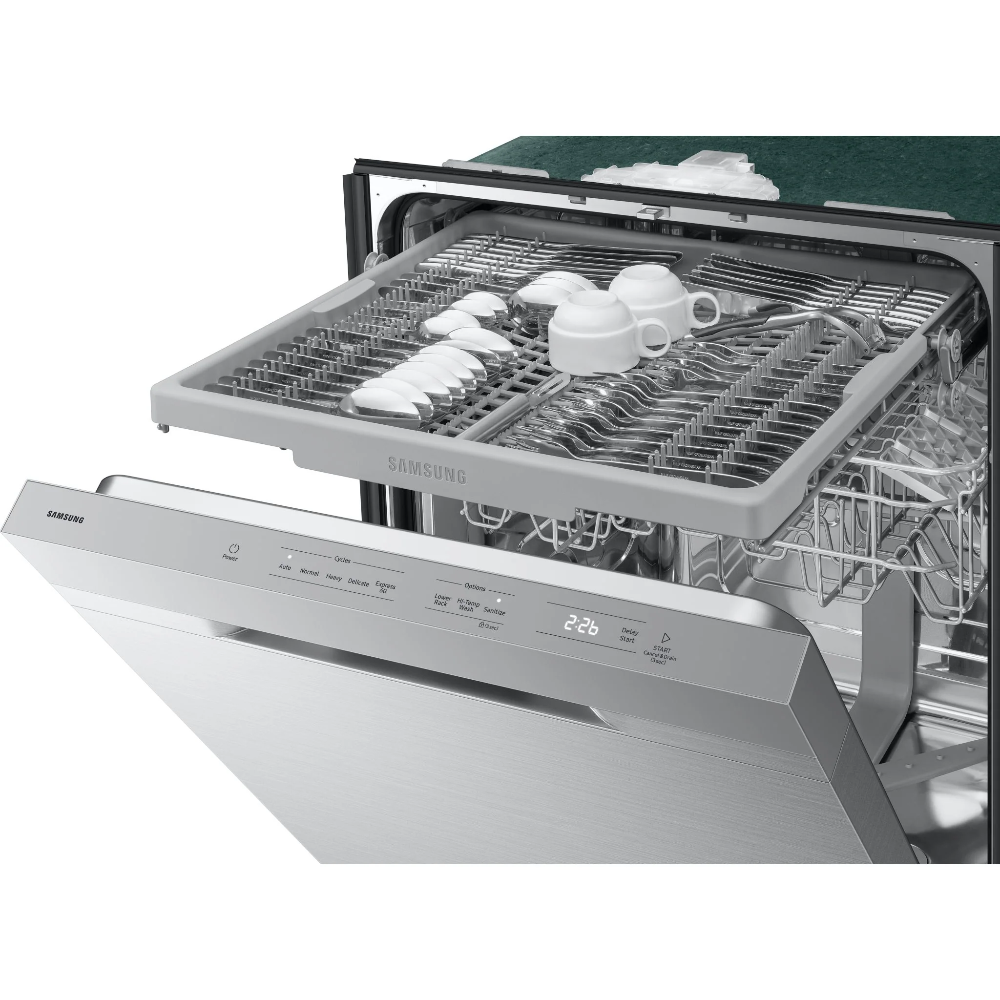 Samsung Dishwasher (DW80DG5500SRAA) - Stainless Steel - Image 9