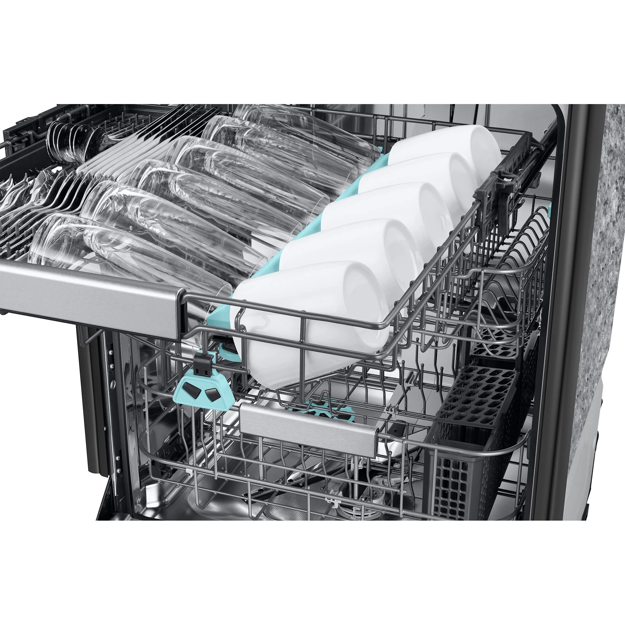 Samsung Dishwasher (DW90F89T0UMTAA) - Matte Black Stainless - Image 13