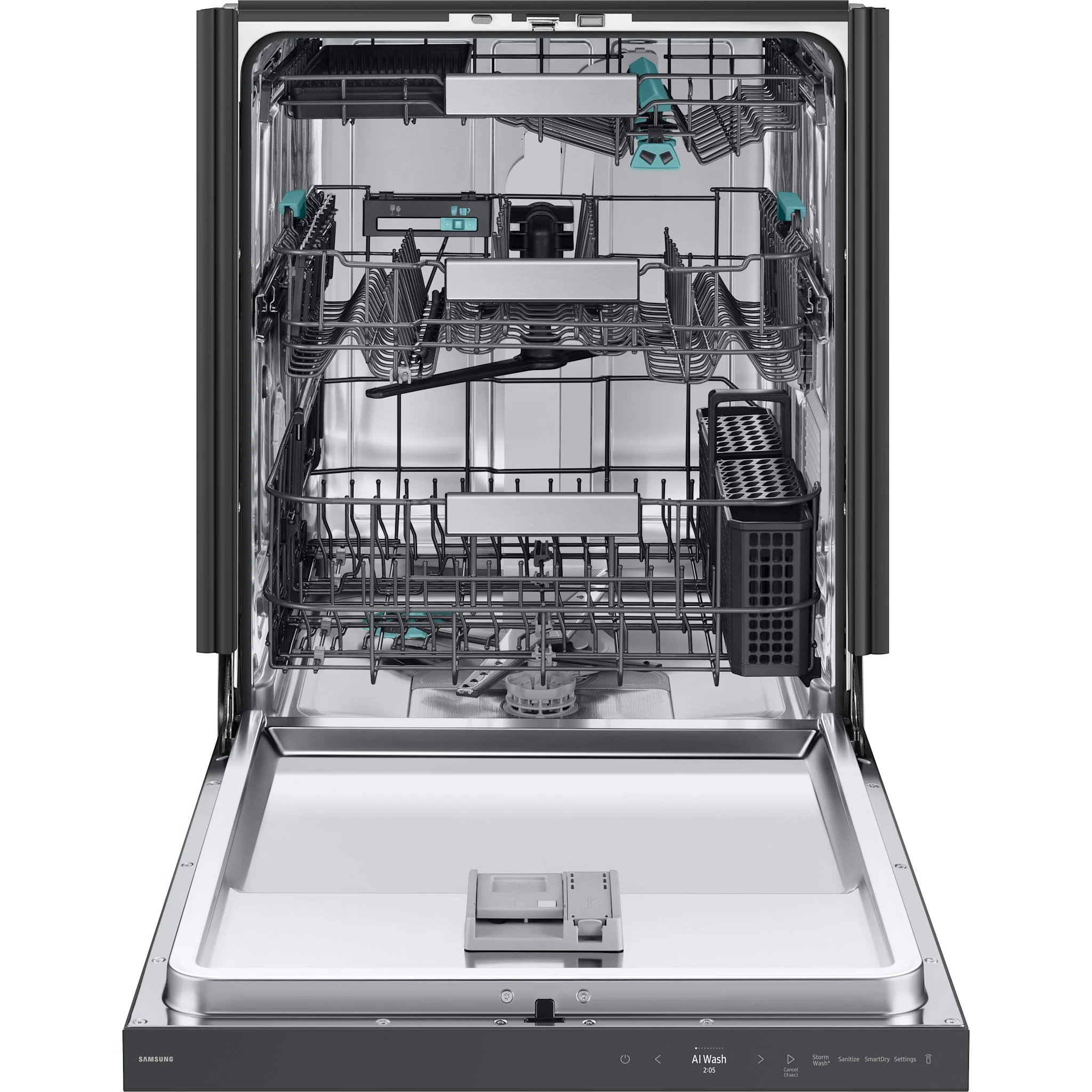 Samsung Dishwasher (DW90F89T0UMTAA) - Matte Black Stainless - Image 5