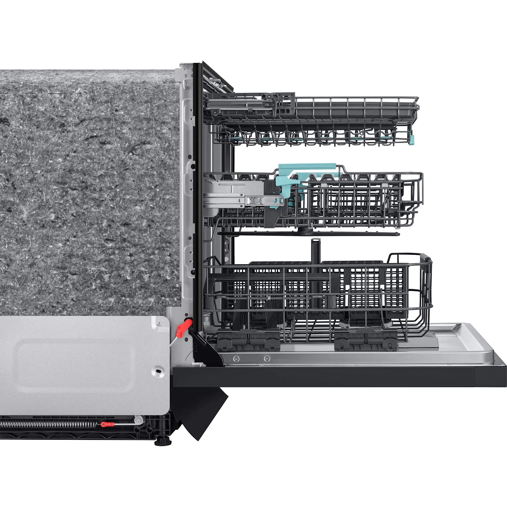 Samsung Dishwasher (DW90F89T0UMTAA) - Matte Black Stainless - Image 8