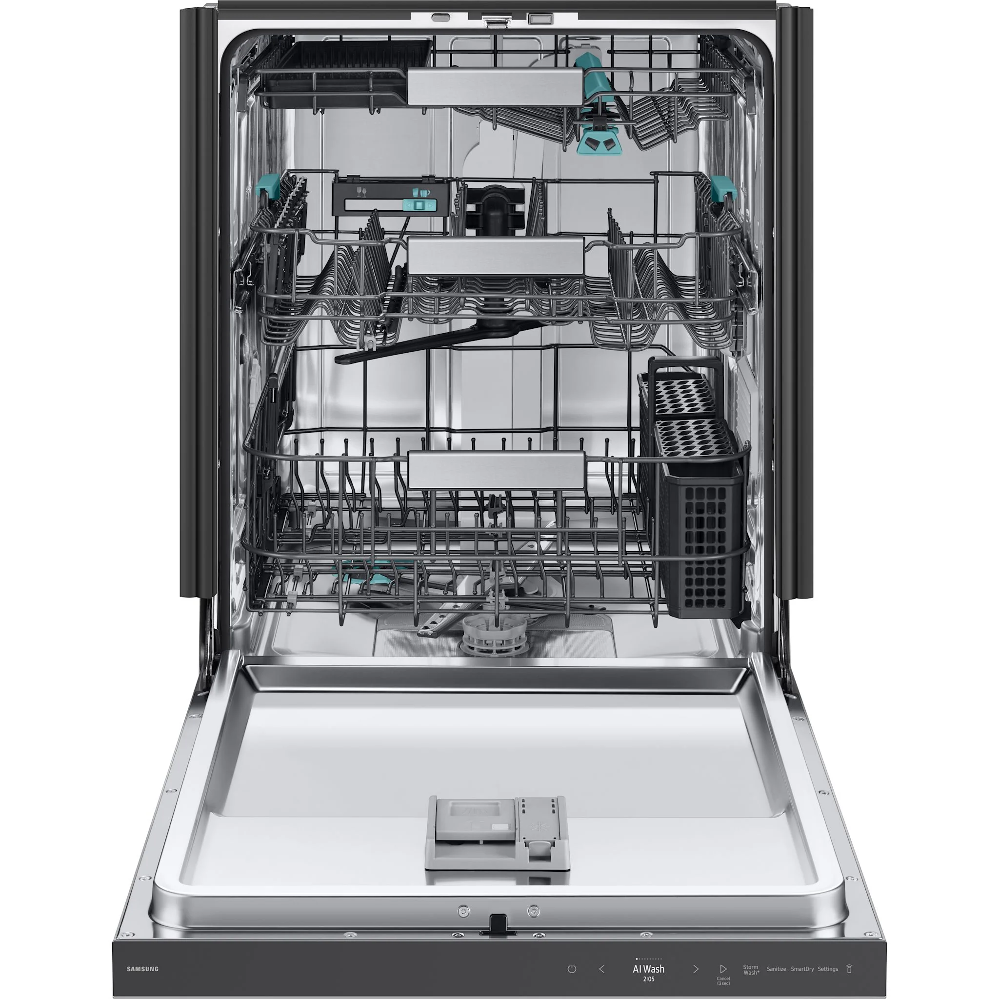 Samsung Dishwasher (DW90F89T0USRAA) - Stainless Steel - Image 8