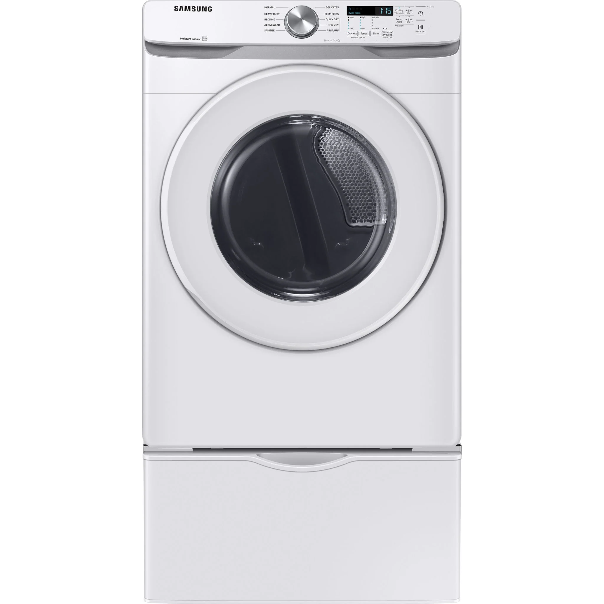 Samsung Dryer (DVE45T6005W) - White - Image 2