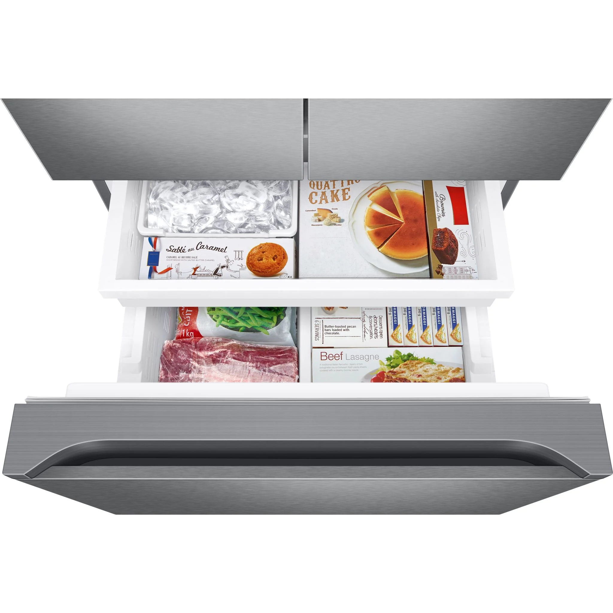 Samsung French Door Fridge (RF22A4111SR) - Stainless Steel - Image 7