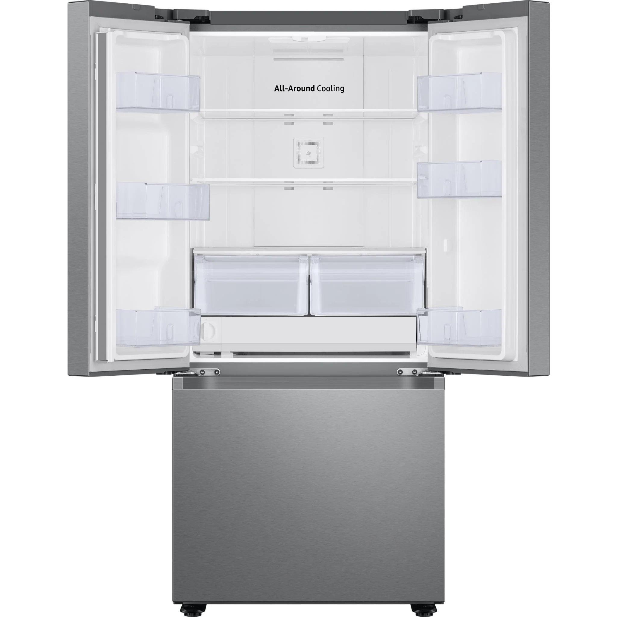Samsung French Door Fridge (RF22A4221SR) - Stainless Steel - Image 4