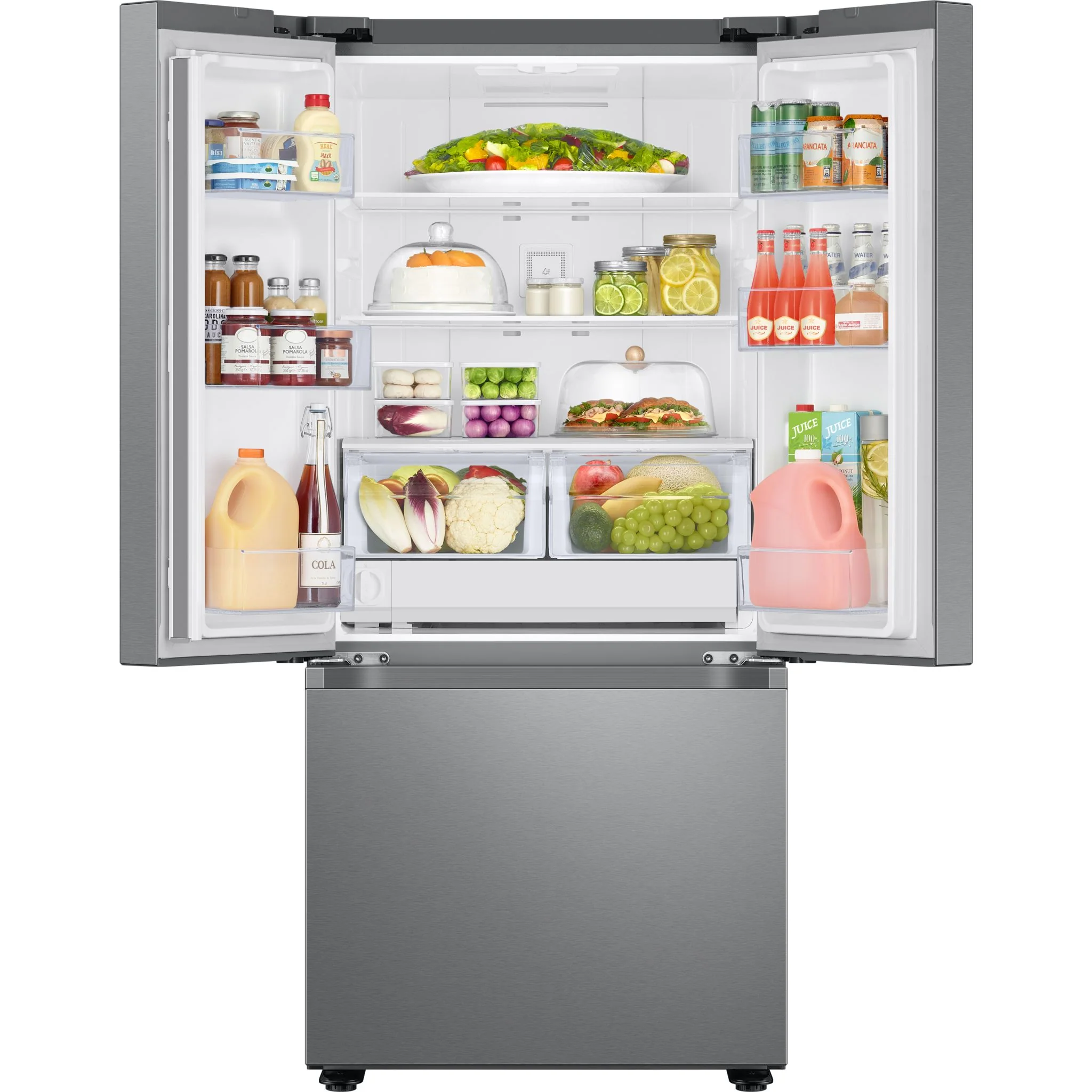 Samsung French Door Fridge (RF22A4221SR) - Stainless Steel - Image 5
