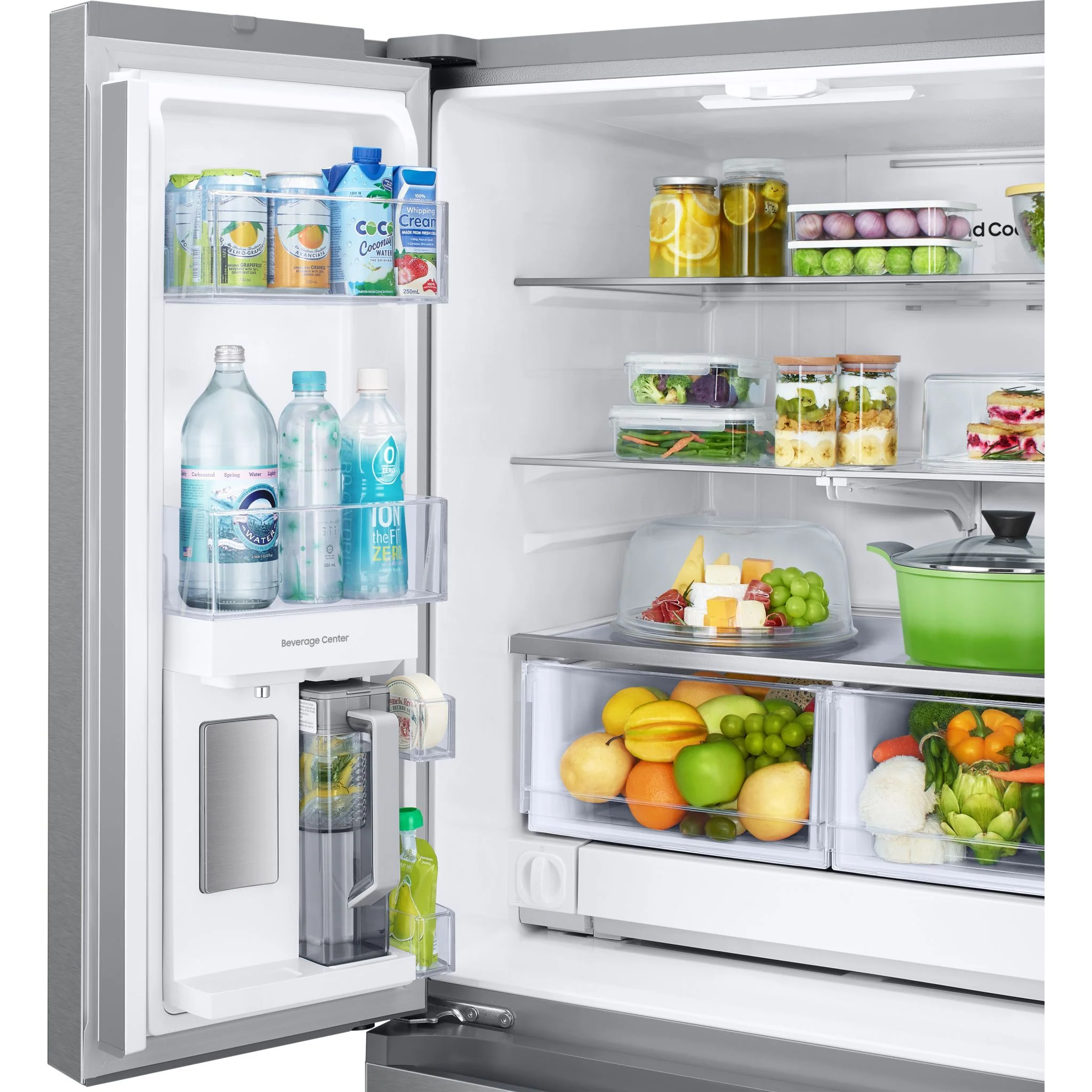 Samsung French Door Fridge (RF25C5551SR) - Fingerprint Resistant Stainless Steel - Image 7