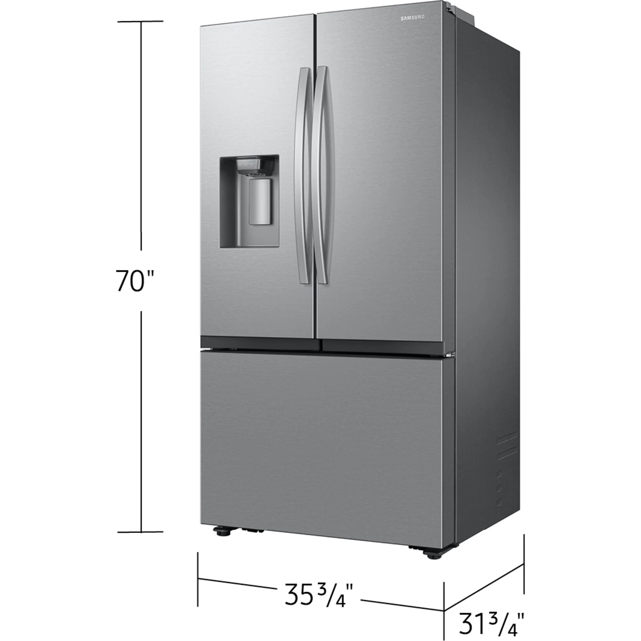 Samsung French Door Fridge (RF27CG5B30SRAA) - Stainless - Image 7