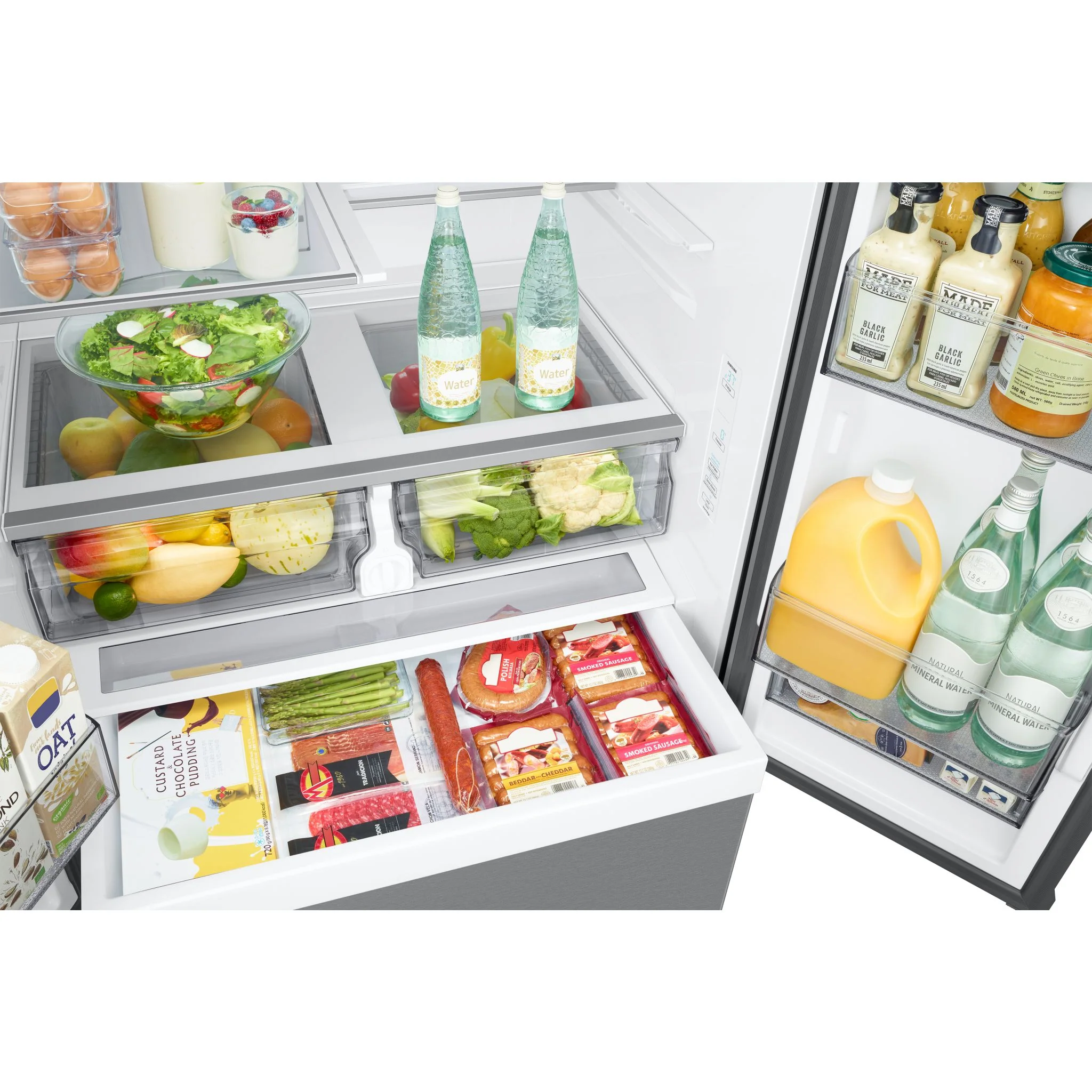Samsung French Door Fridge (RF32CG5100SRAA) - SmudgeProof Stainless Steel - Image 7