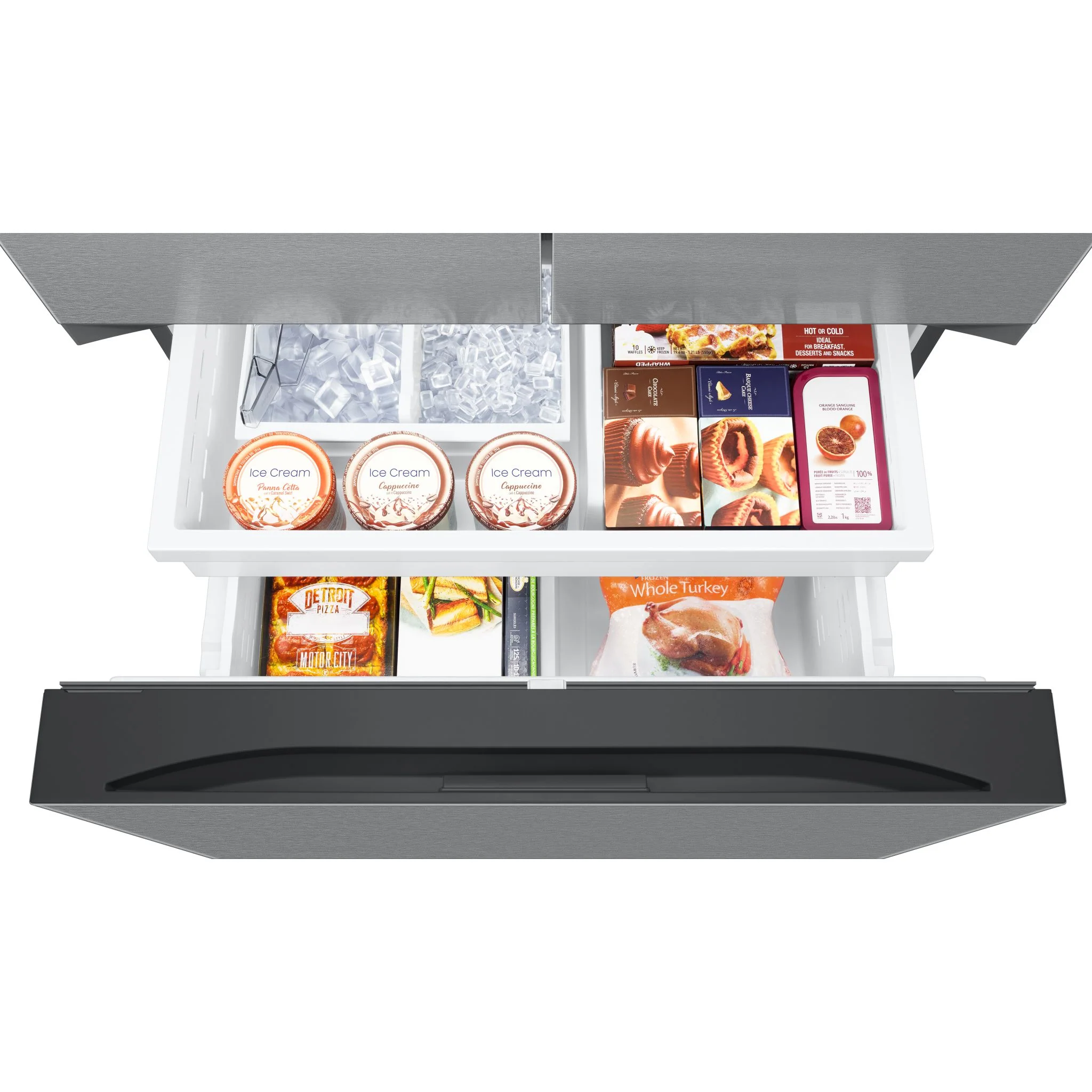 Samsung French Door Fridge (RF32CG5100SRAA) - SmudgeProof Stainless Steel - Image 8