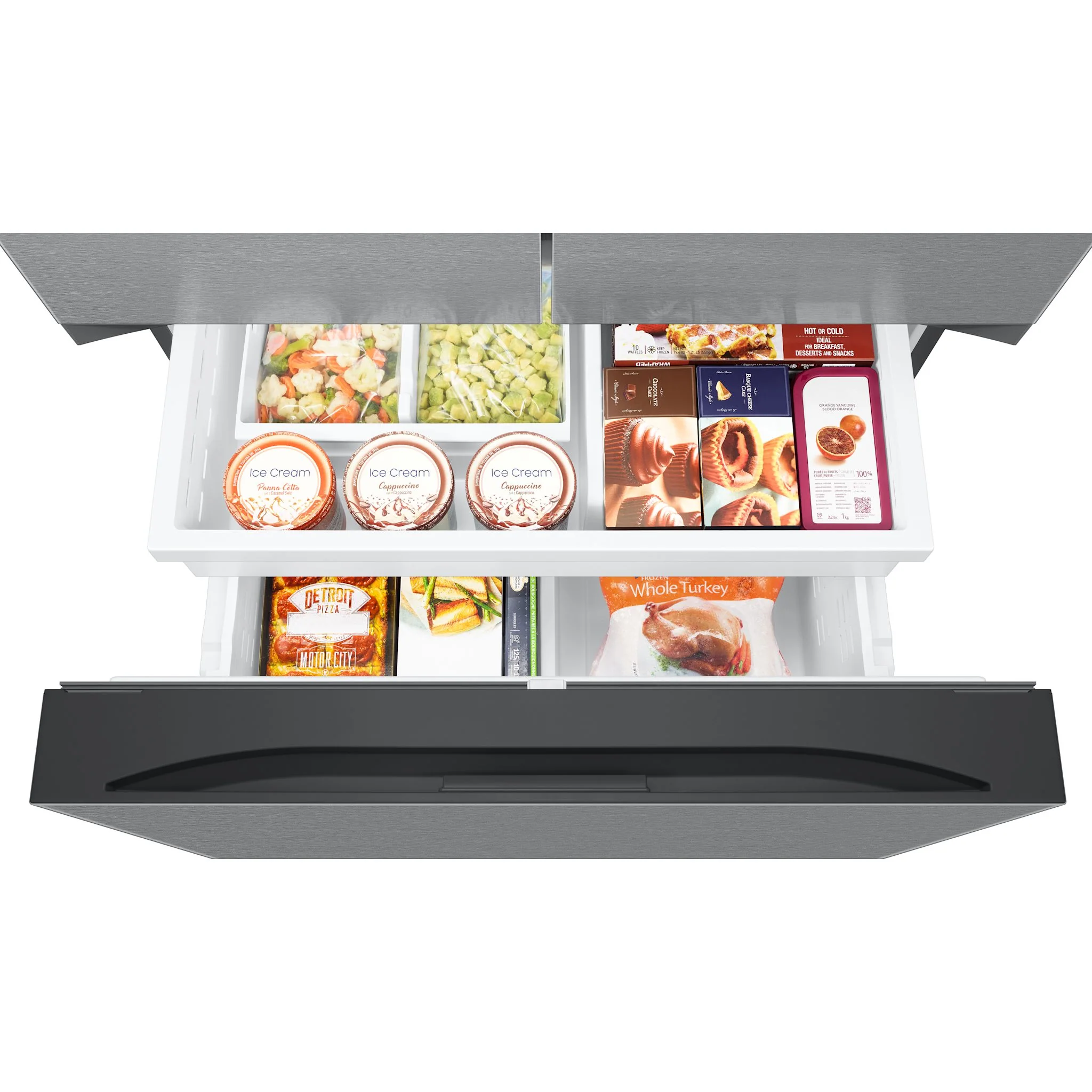 Samsung French Door Fridge (RF32CG5B30SRAA) - Stainless - Image 8