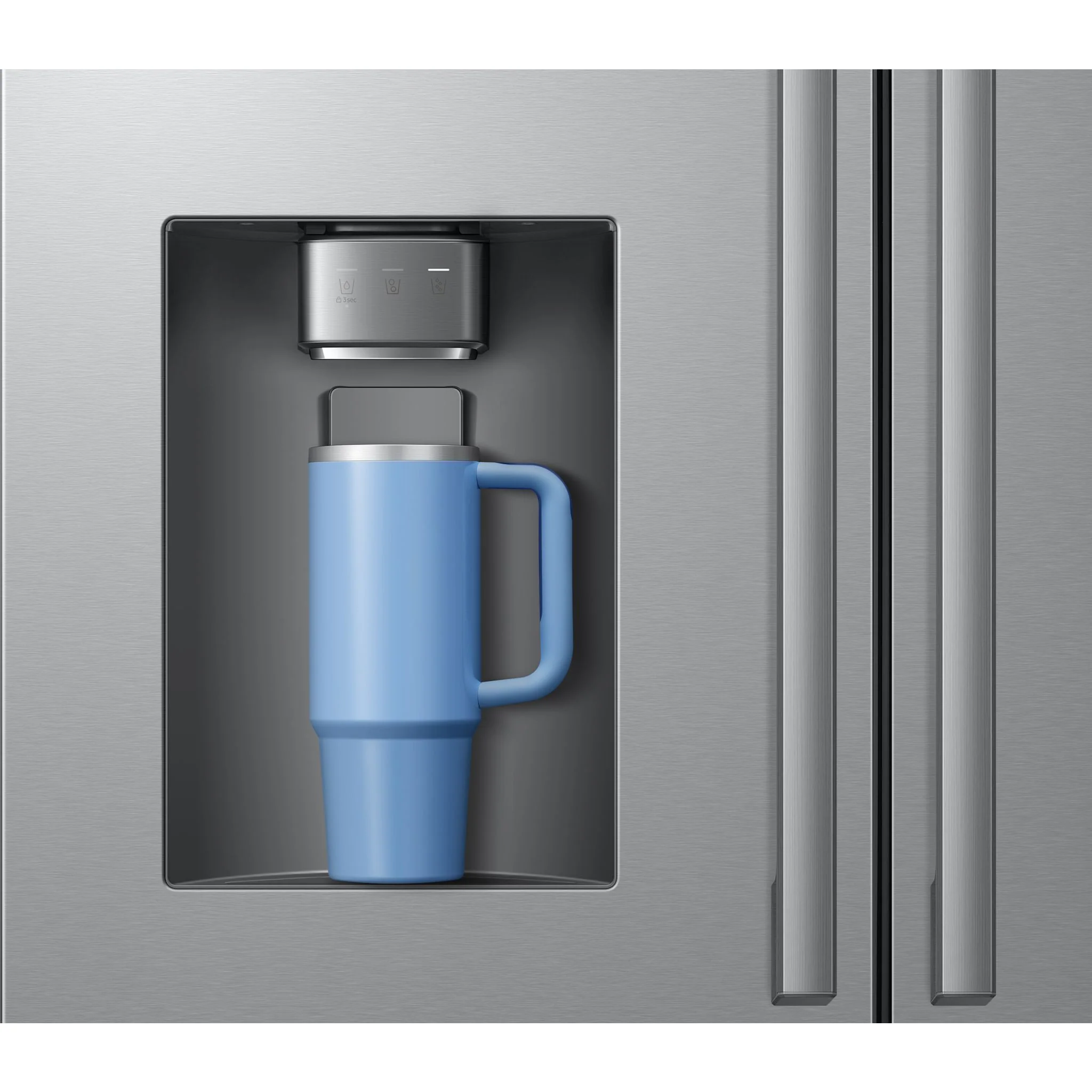 Samsung French Door Fridge (RF70H25HERAA) - Stainless - Image 10