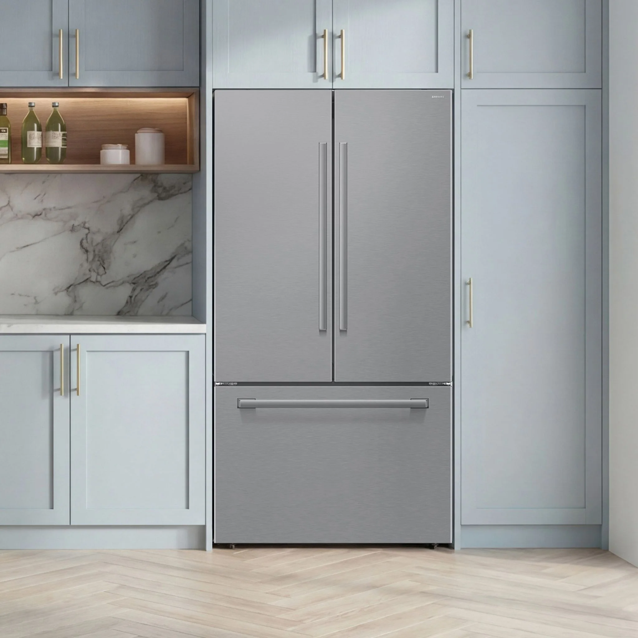 Samsung French Door Fridge (RF70H25KERAA) - Stainless - Image 12