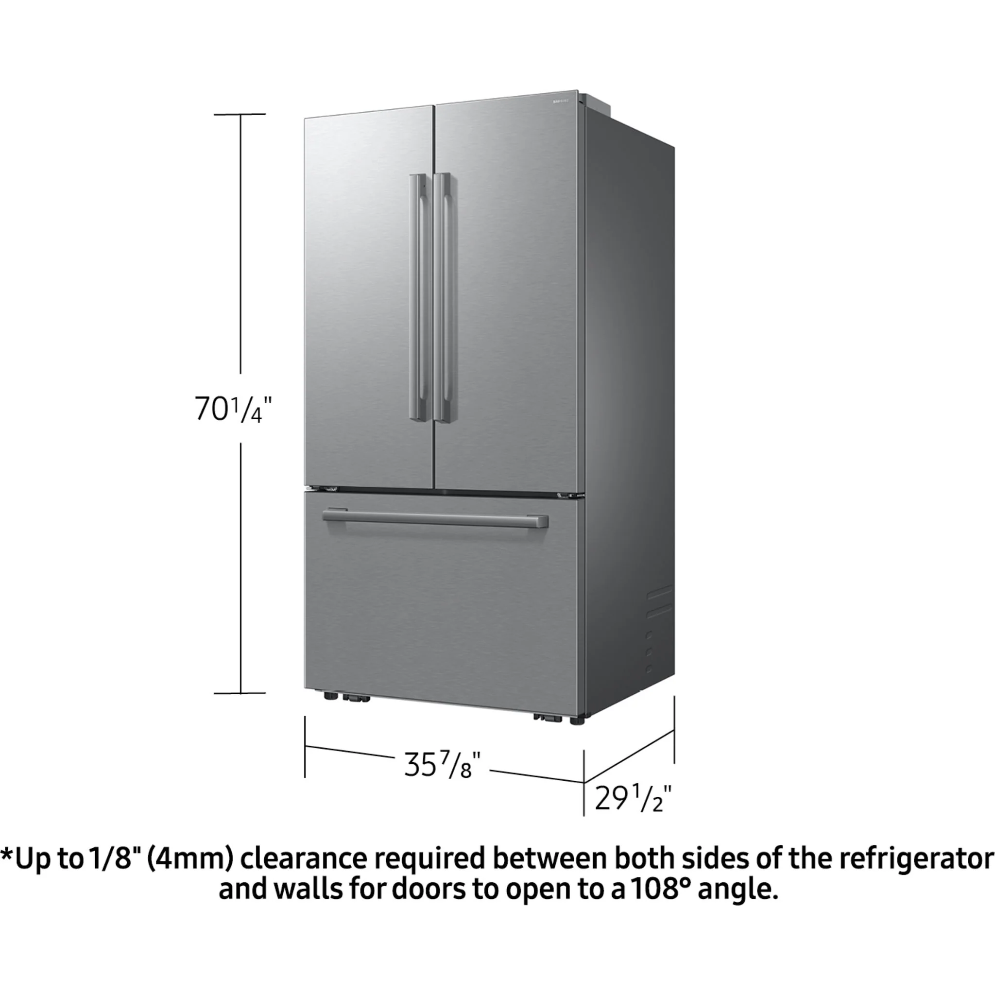 Samsung French Door Fridge (RF70H25KERAA) - Stainless - Image 13