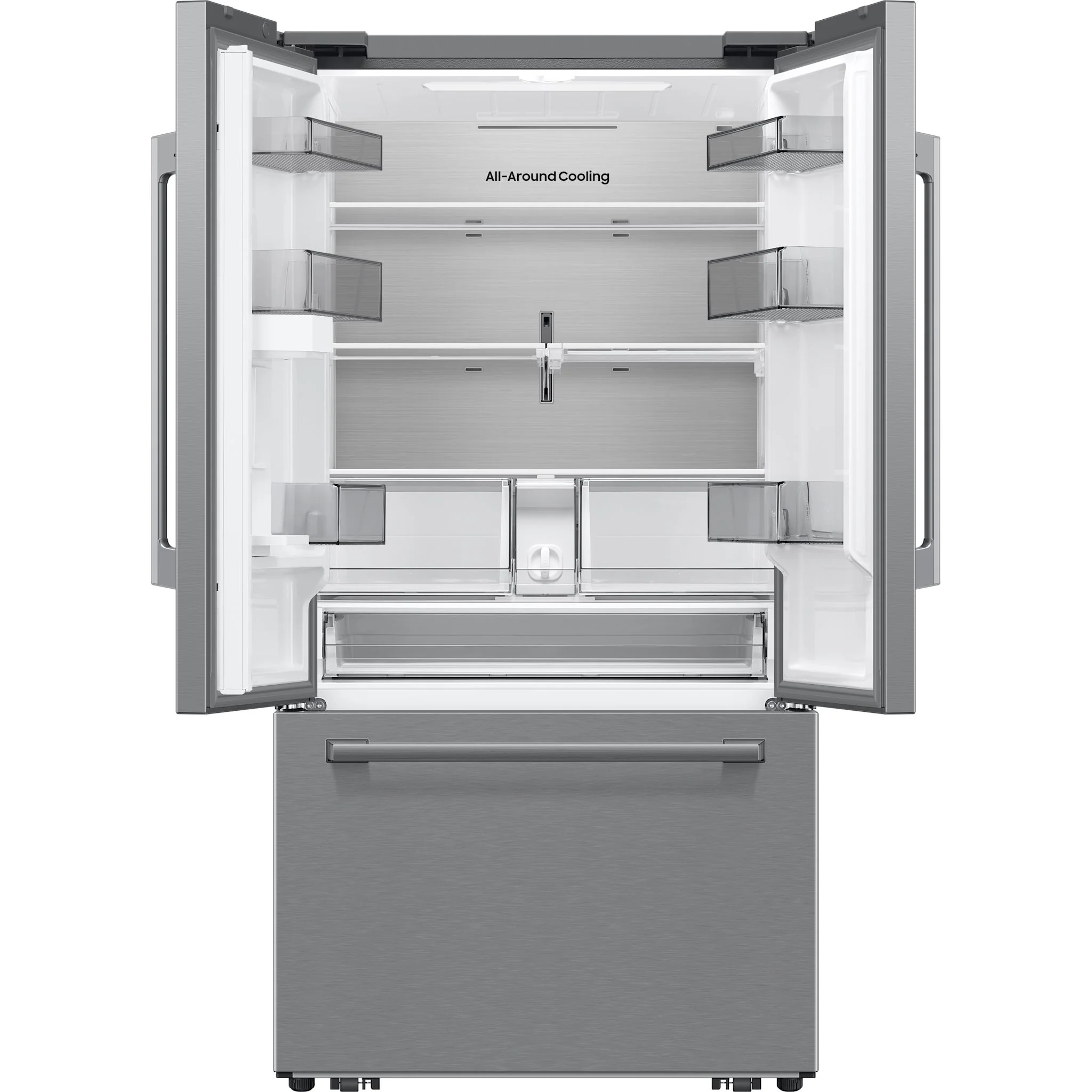 Samsung French Door Fridge (RF70H25KERAA) - Stainless - Image 4