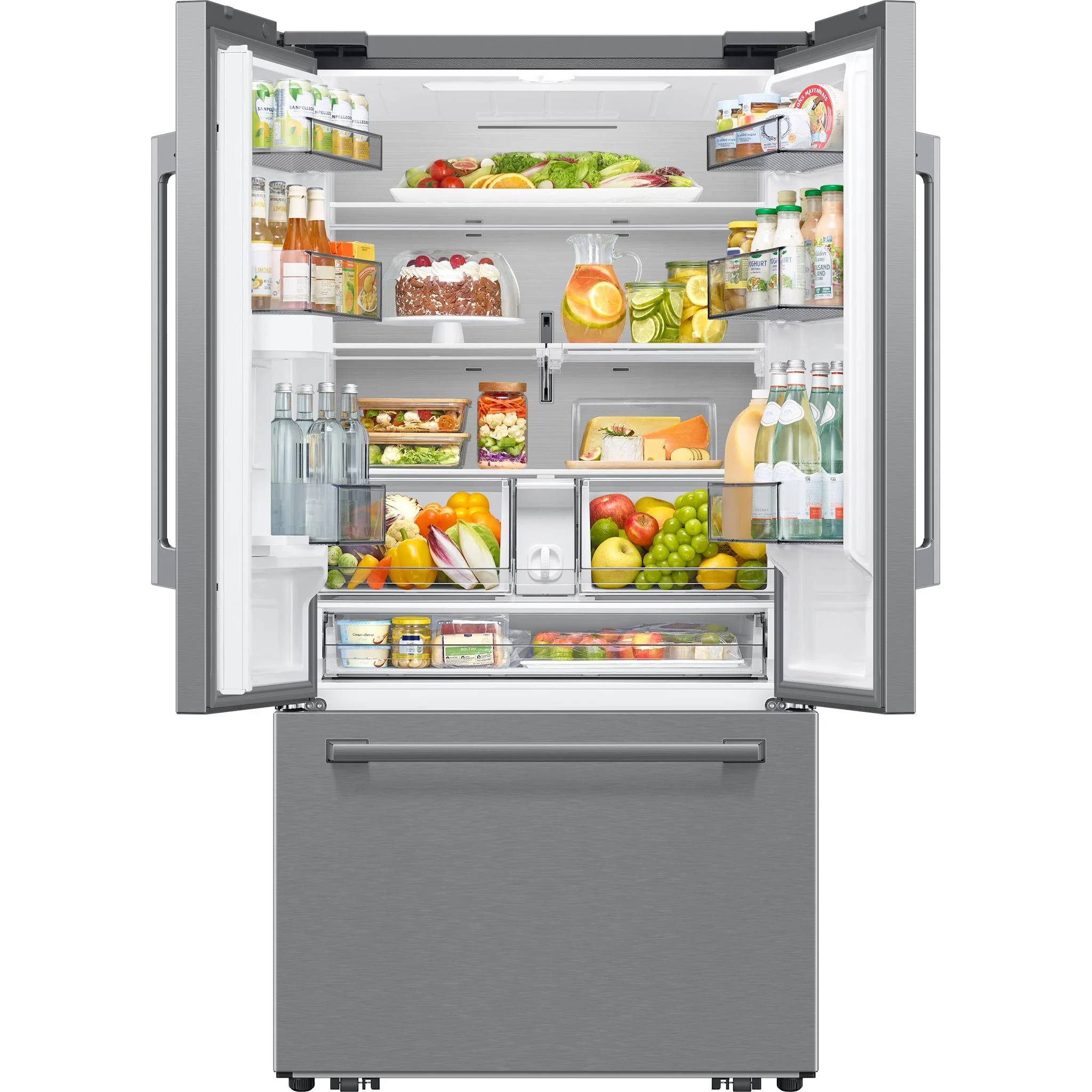 Samsung French Door Fridge (RF70H25KERAA) - Stainless - Image 5