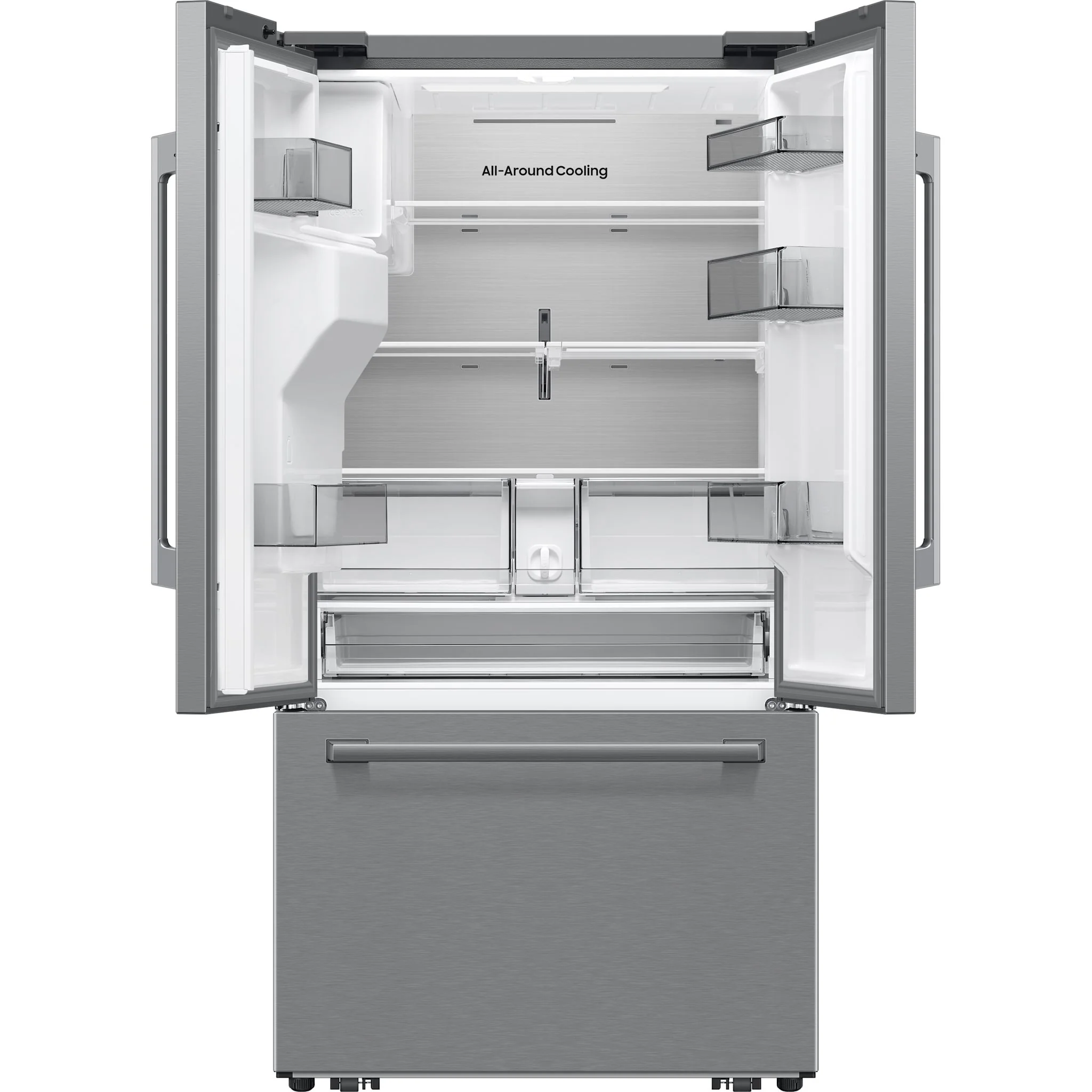 Samsung French Door Fridge (RF70H30HERAA) - Stainless - Image 4