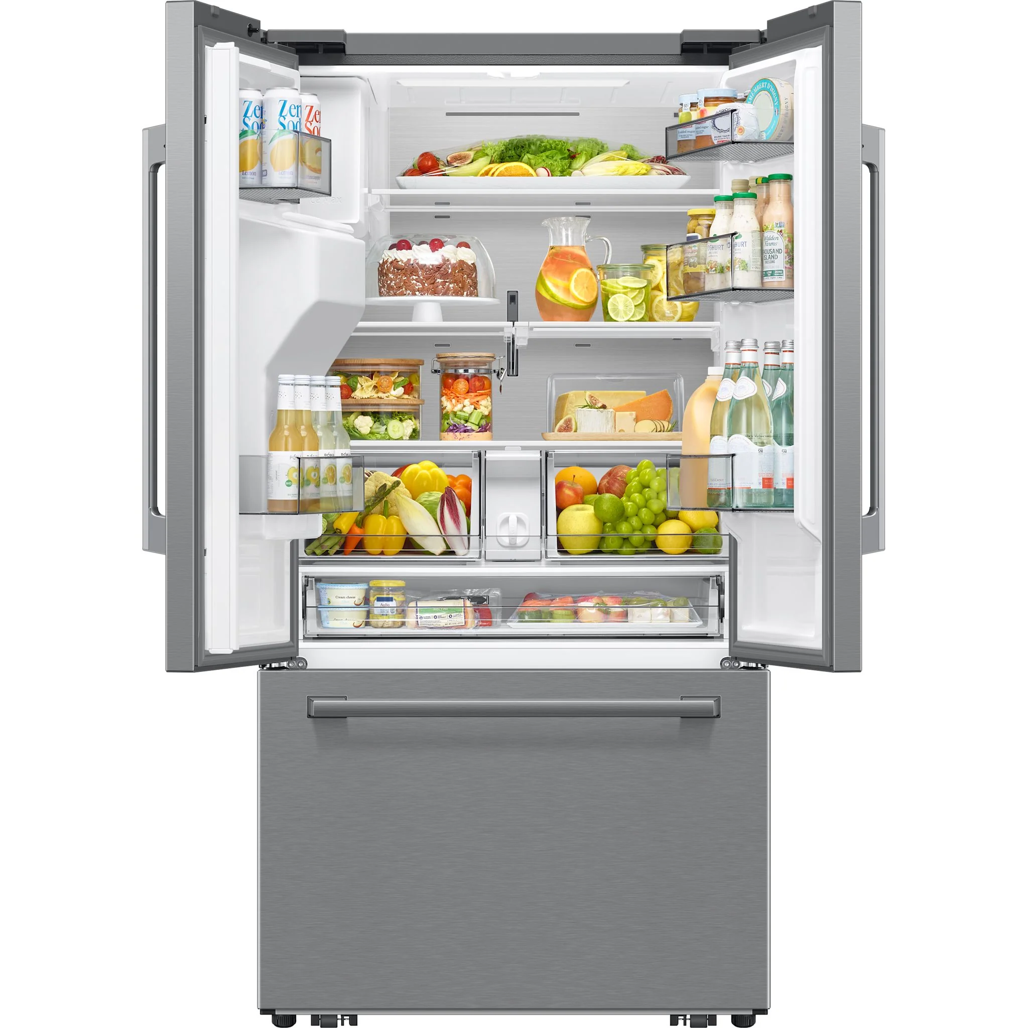 Samsung French Door Fridge (RF70H30HERAA) - Stainless - Image 5