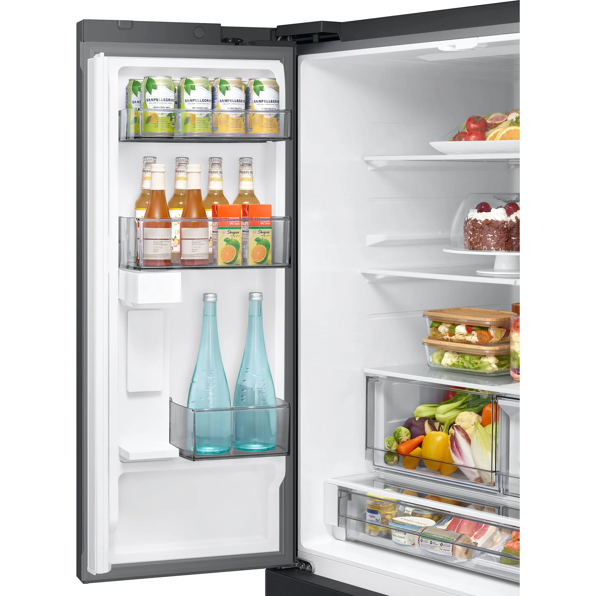 Samsung French Door Fridge (RF70H30KEEAA) - Matt Black Stainless - Image 7