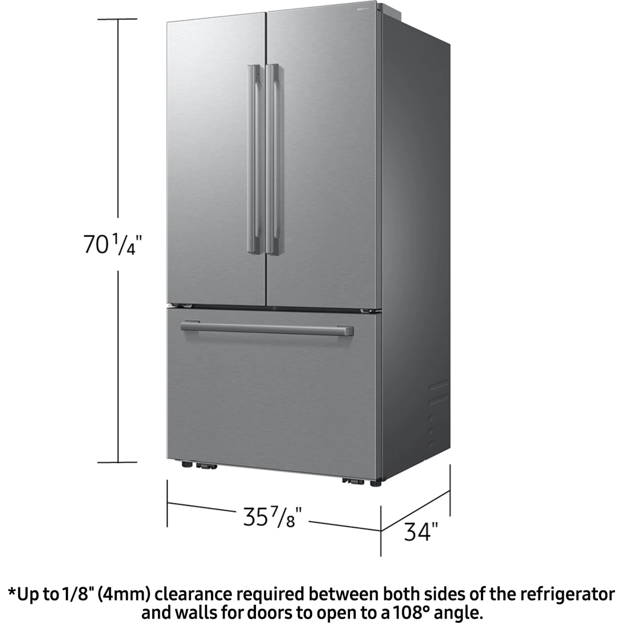 Samsung French Door Fridge (RF70H30KERAA) - Stainless - Image 14