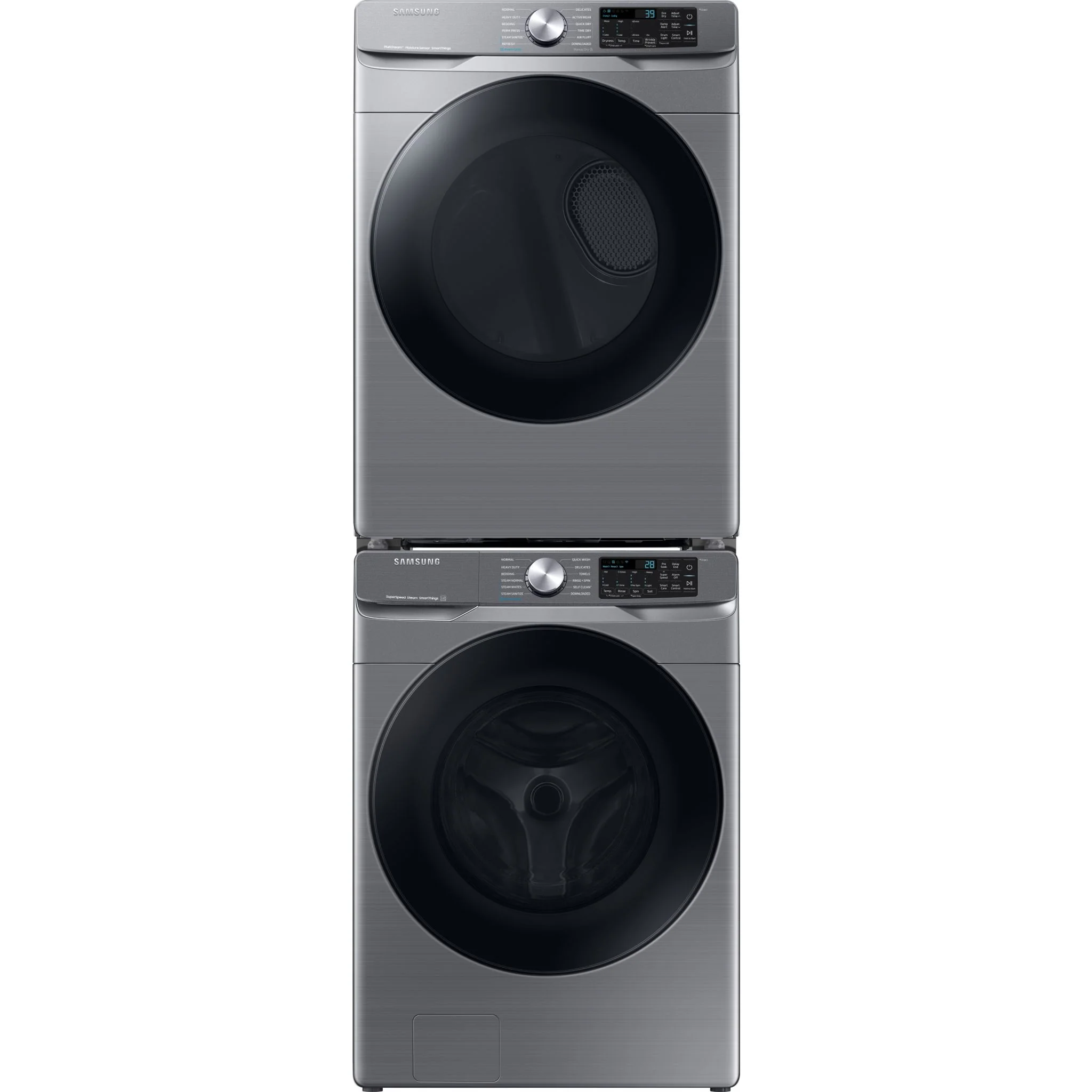 Samsung Front Load Pair (WF45B6300AP-DVE45B6305P) - Grey - Image 2