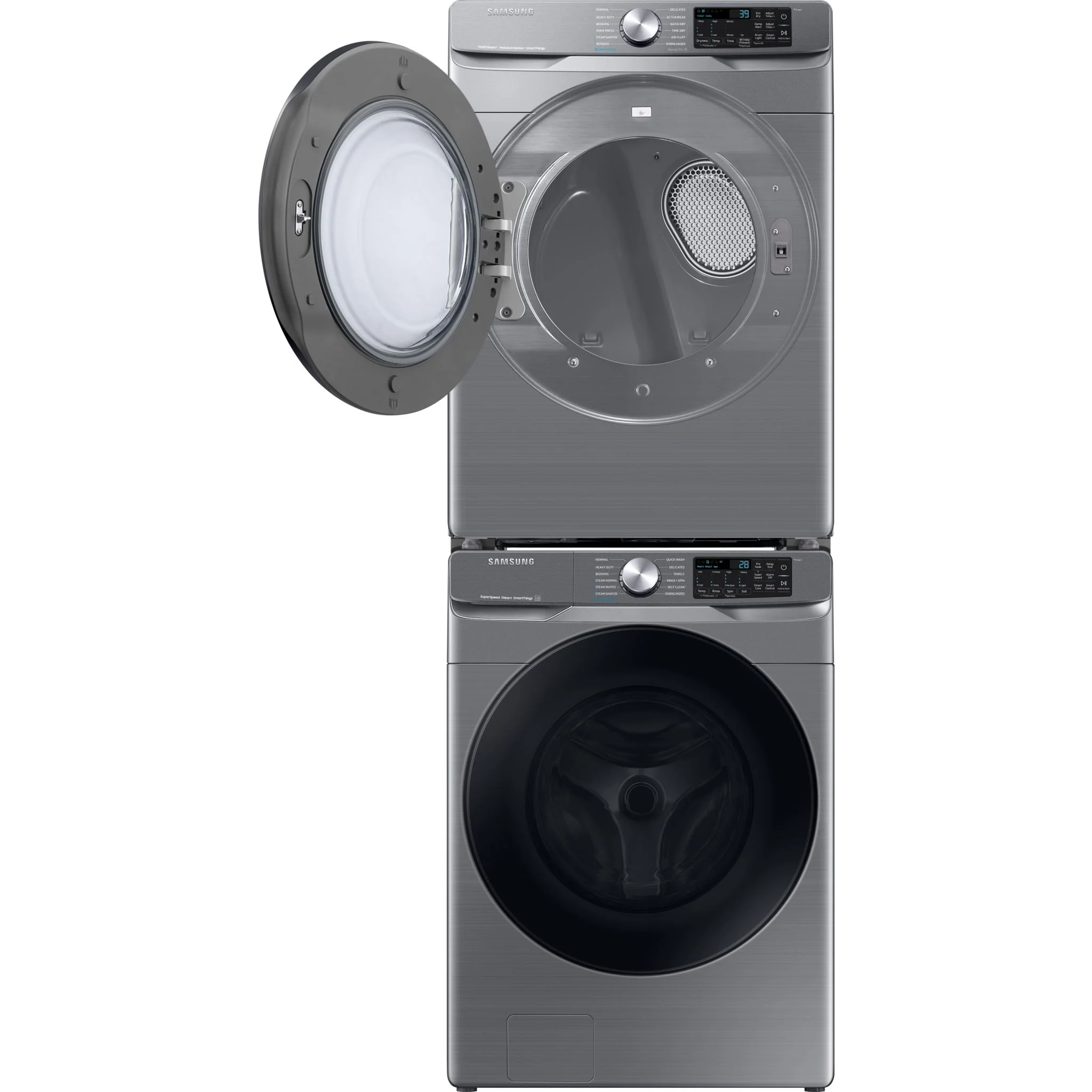 Samsung Front Load Pair (WF45B6300AP-DVE45B6305P) - Grey - Image 3