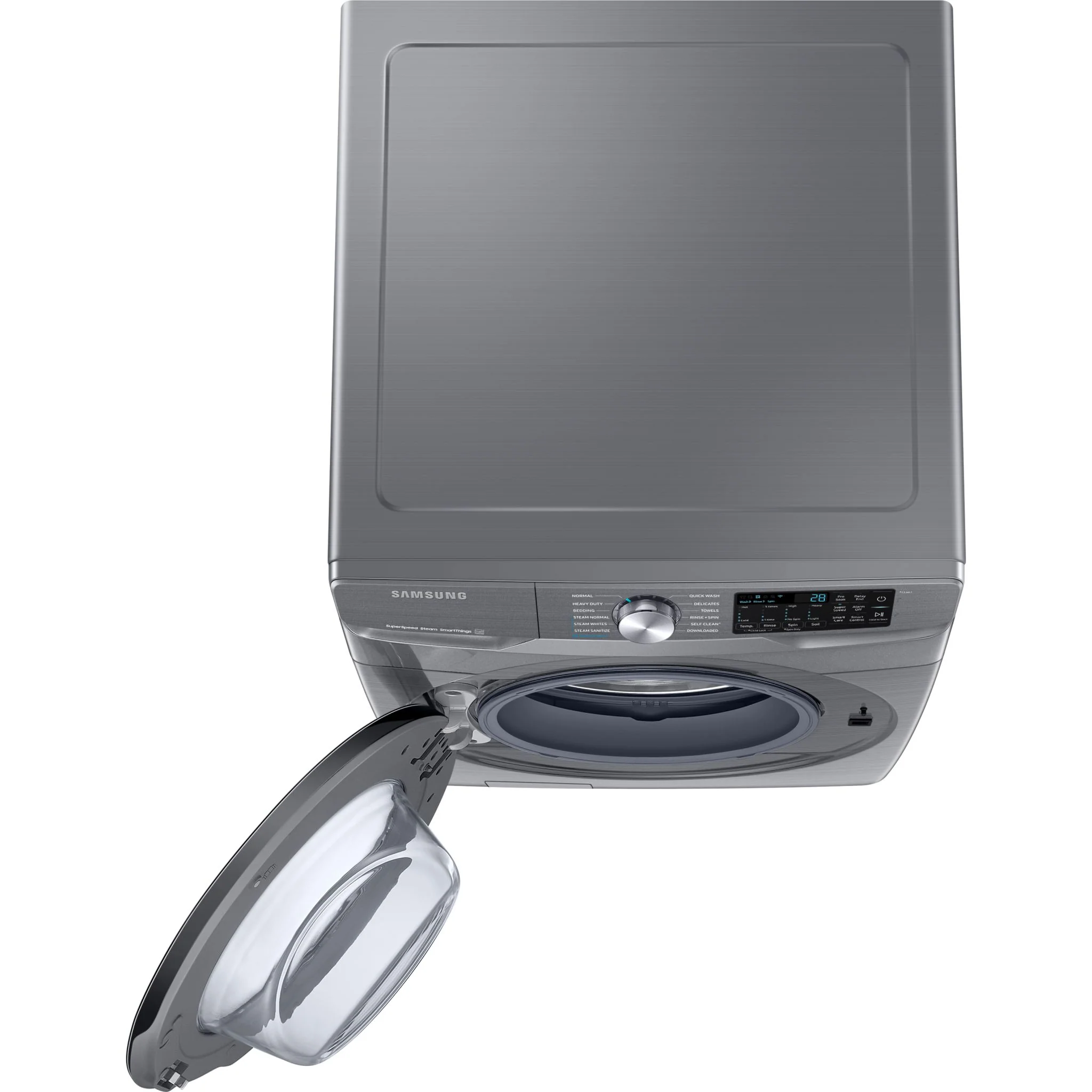 Samsung Front Load Washer (WF45B6300AP) - Grey - Image 10