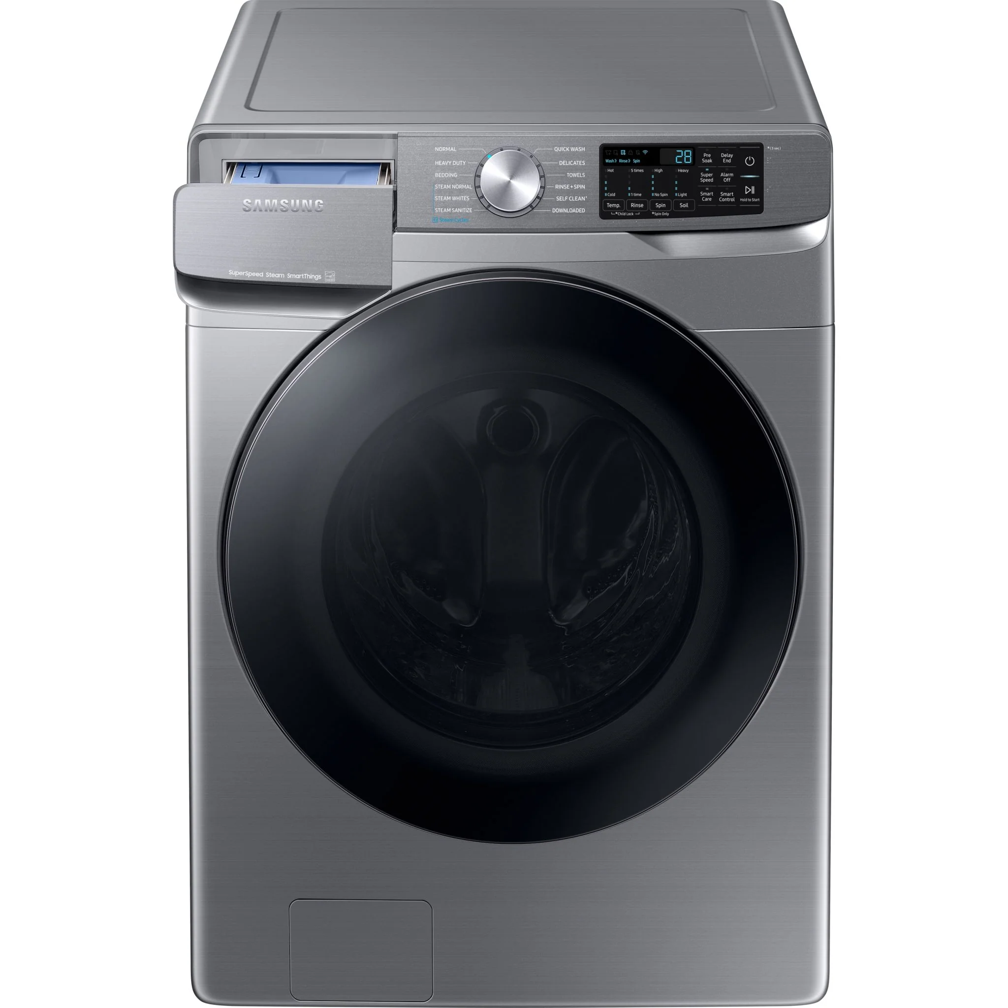 Samsung Front Load Washer (WF45B6300AP) - Grey - Image 11