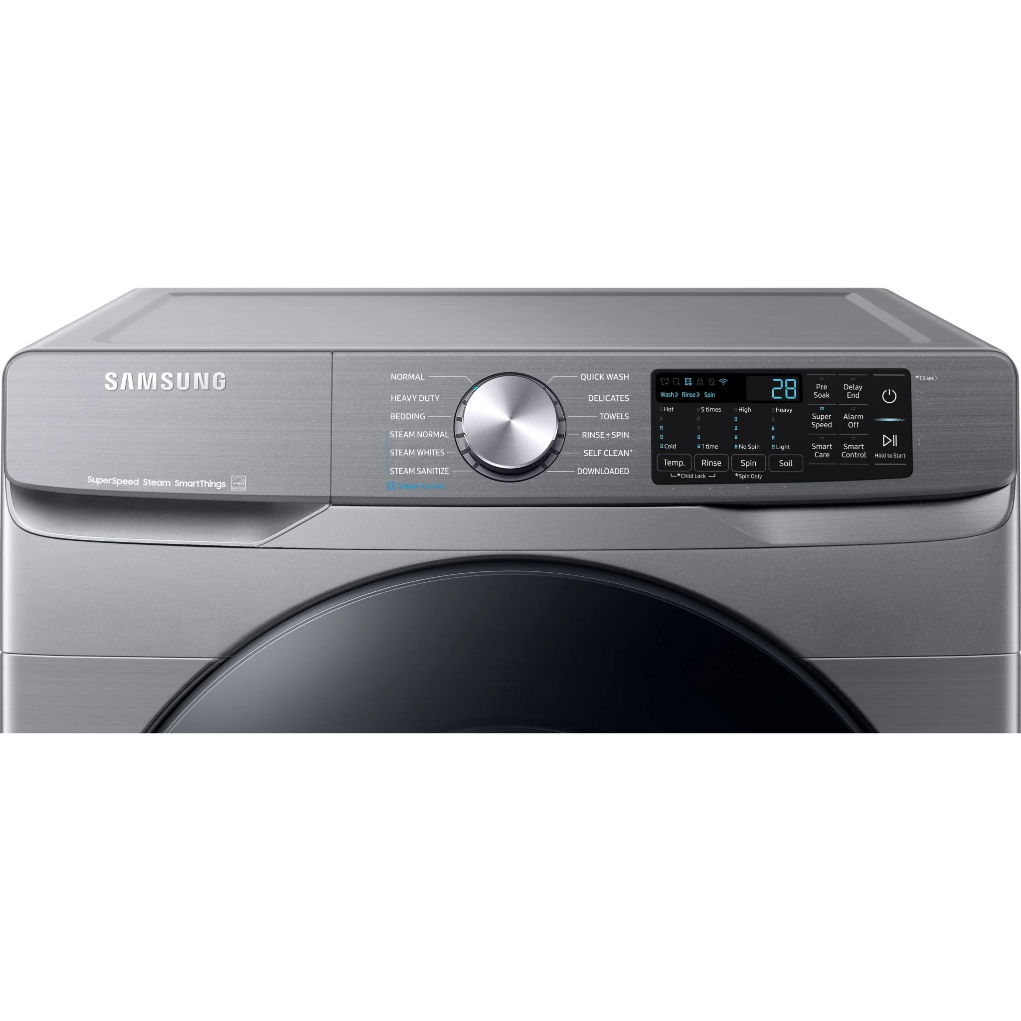 Samsung Front Load Washer (WF45B6300AP) - Grey - Image 12