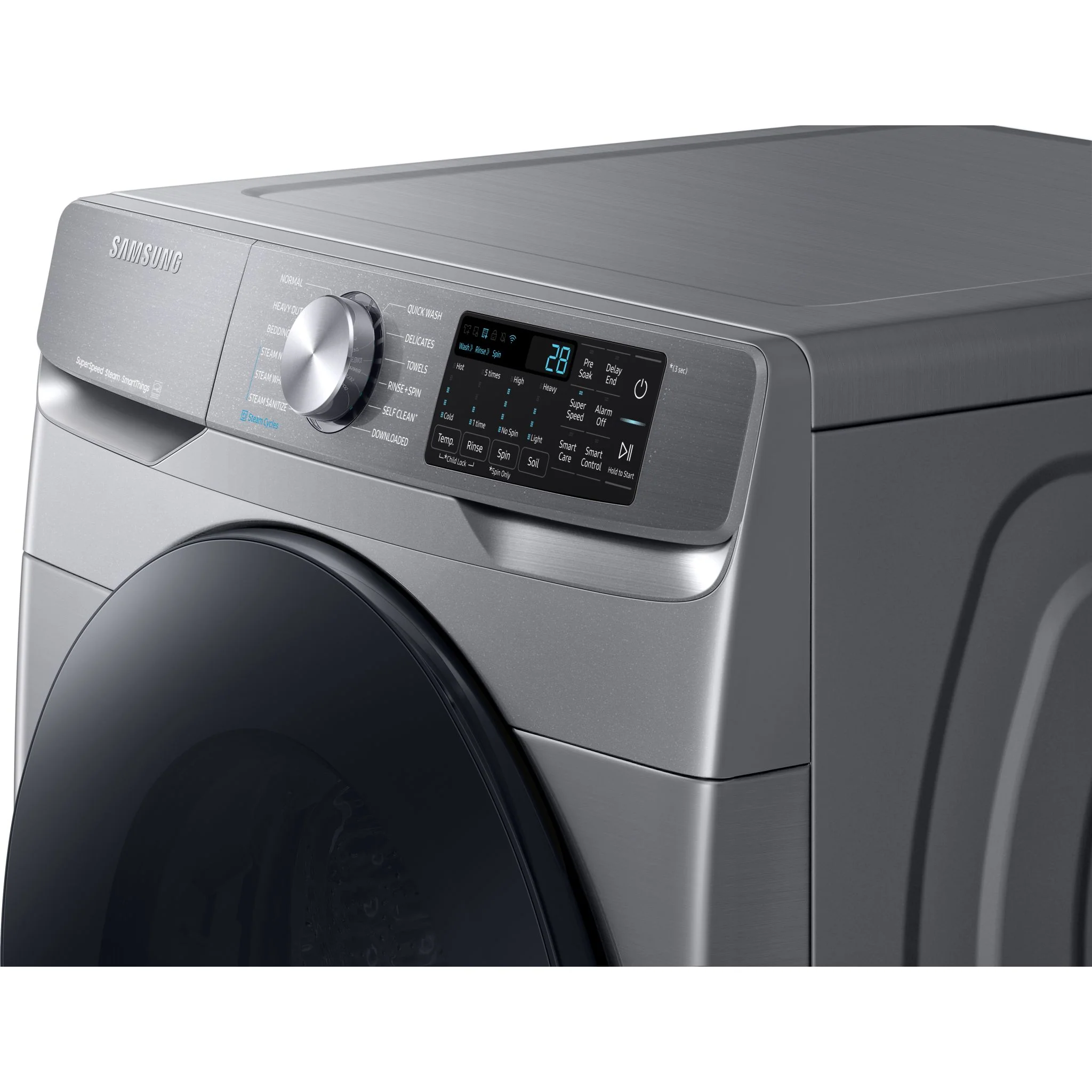 Samsung Front Load Washer (WF45B6300AP) - Grey - Image 13