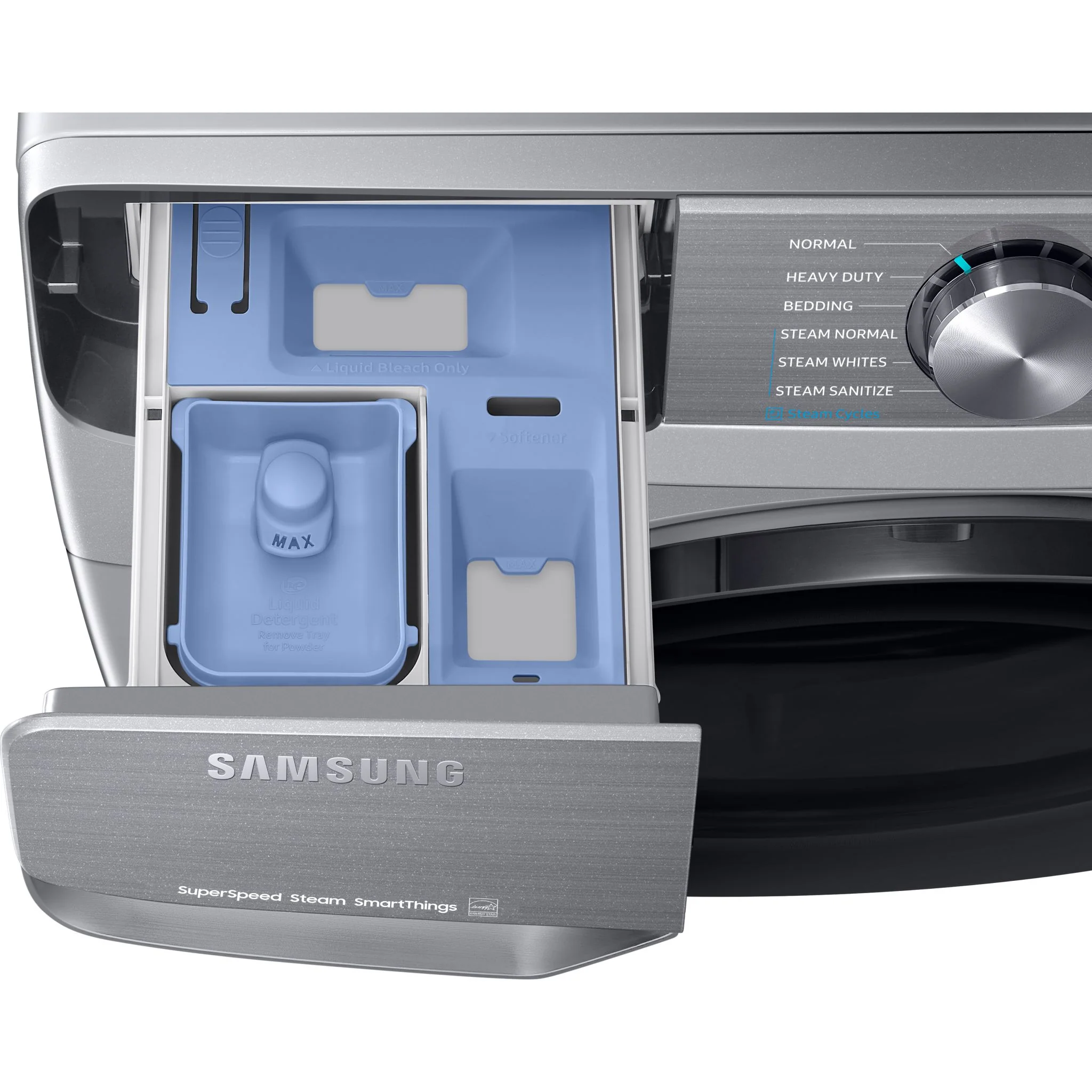 Samsung Front Load Washer (WF45B6300AP) - Grey - Image 16