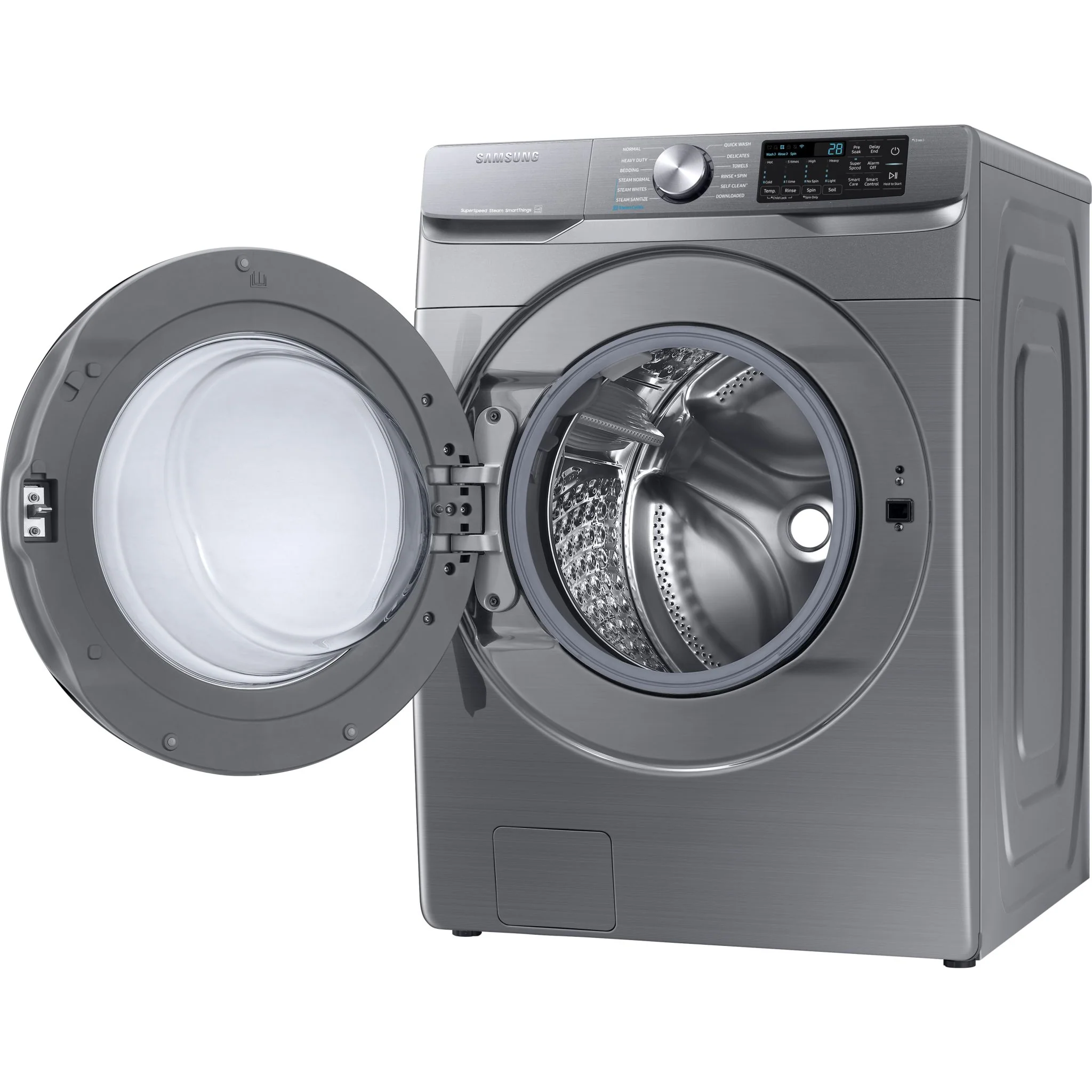 Samsung Front Load Washer (WF45B6300AP) - Grey - Image 4