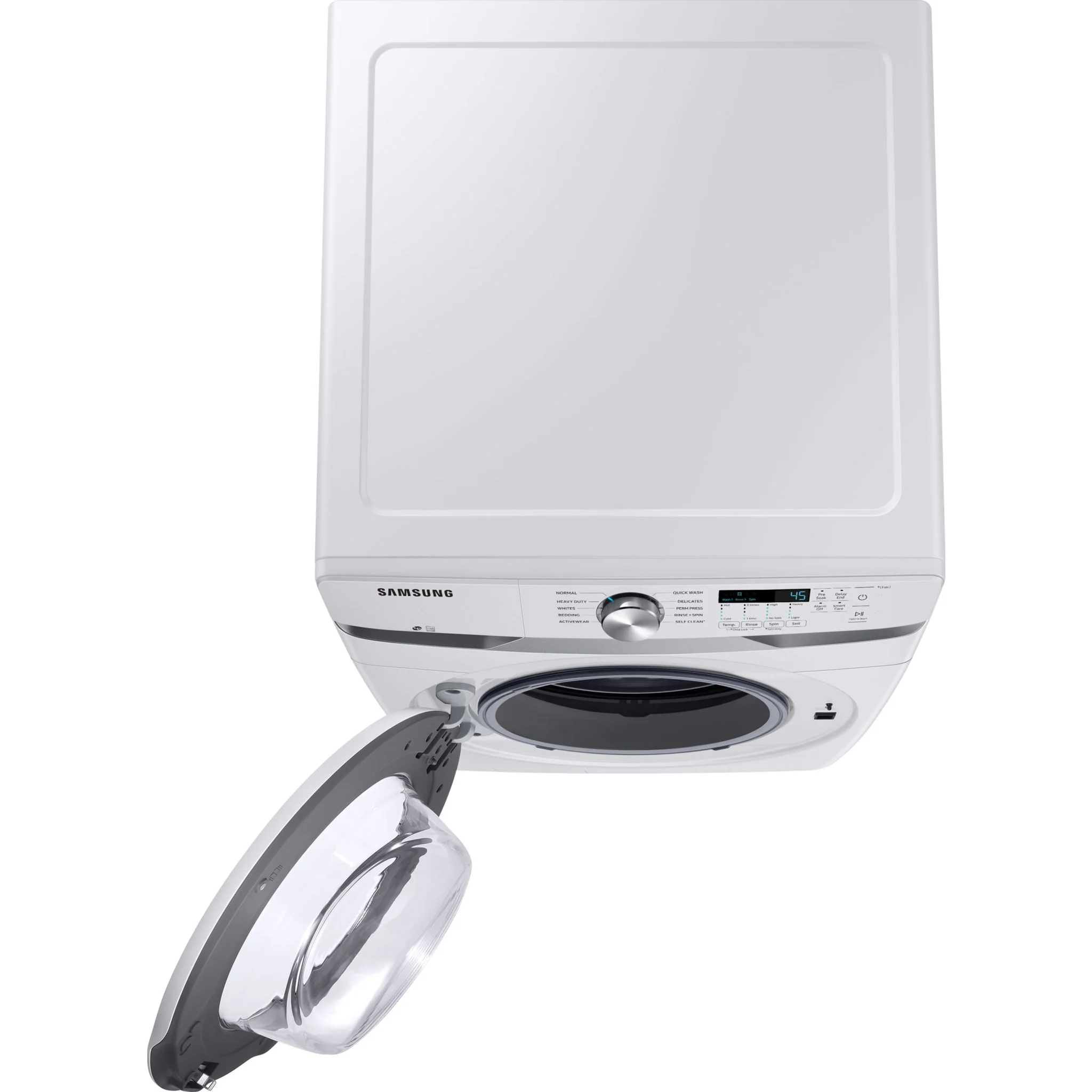 Samsung Front Load Washer (WF45T6000AW) - White - Image 11