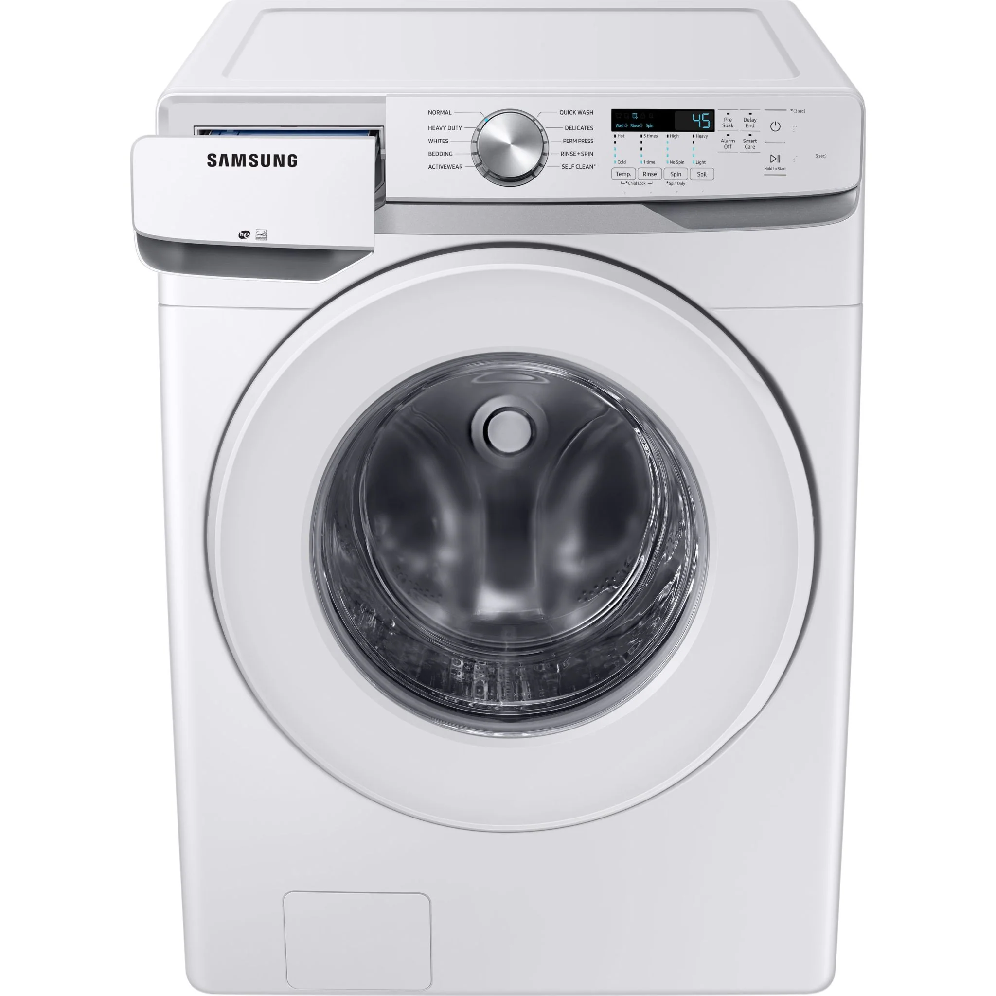 Samsung Front Load Washer (WF45T6000AW) - White - Image 12
