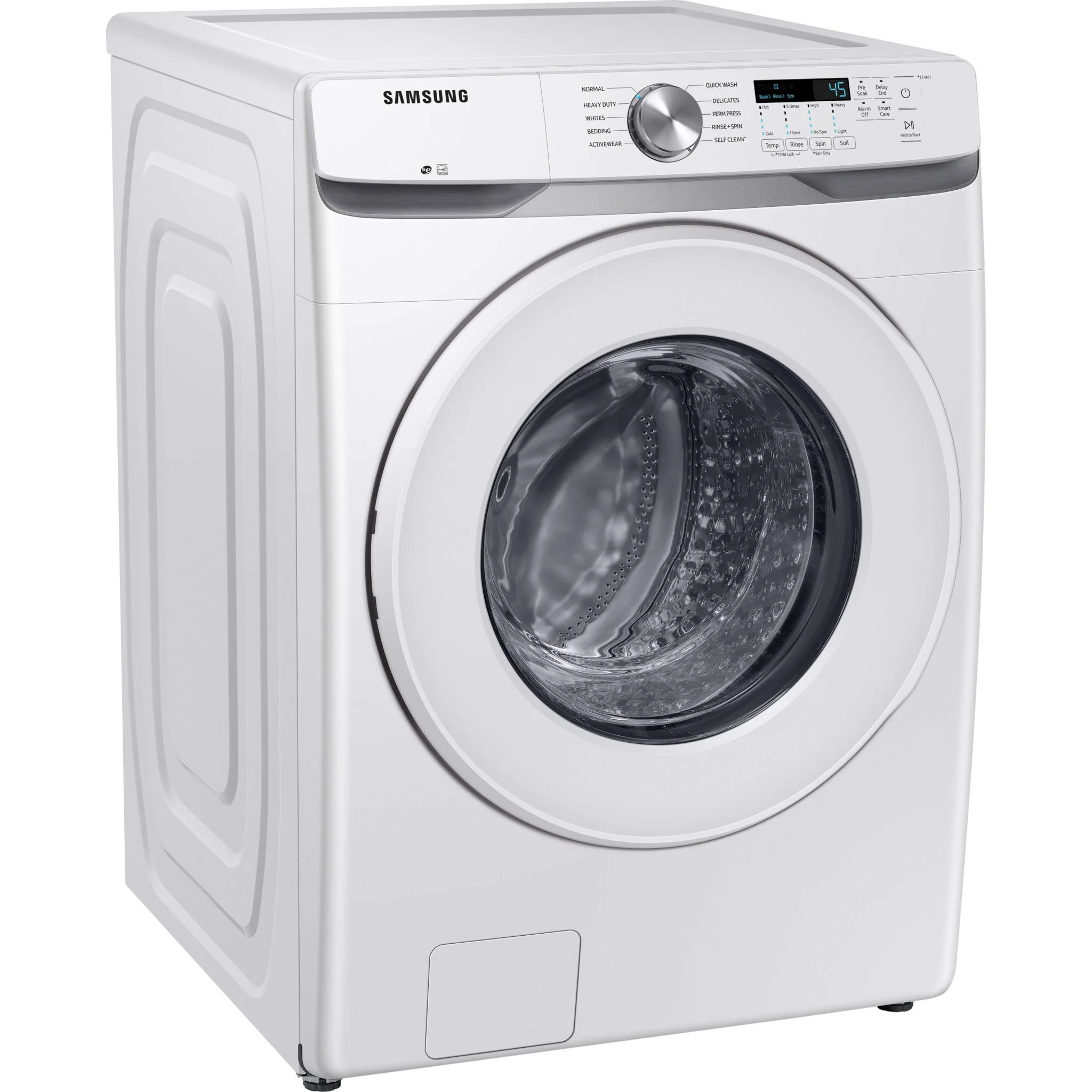 Samsung Front Load Washer (WF45T6000AW) - White - Image 3