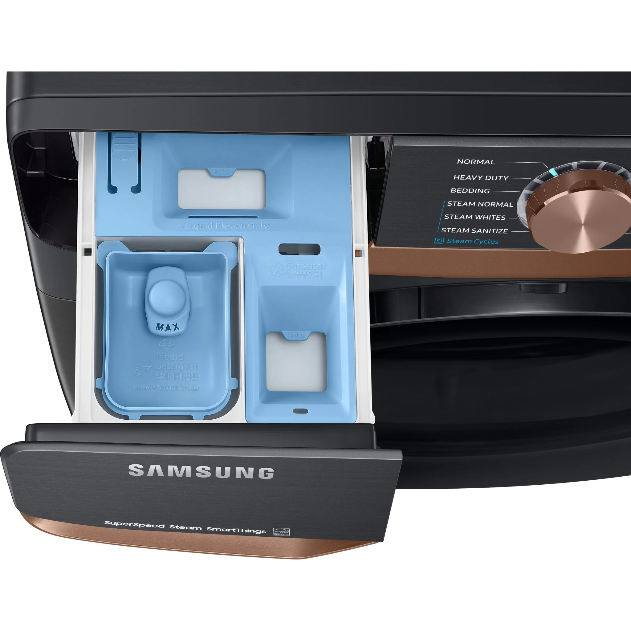 Samsung Front Load Washer (WF50BG8300AVUS) - Black - Image 7