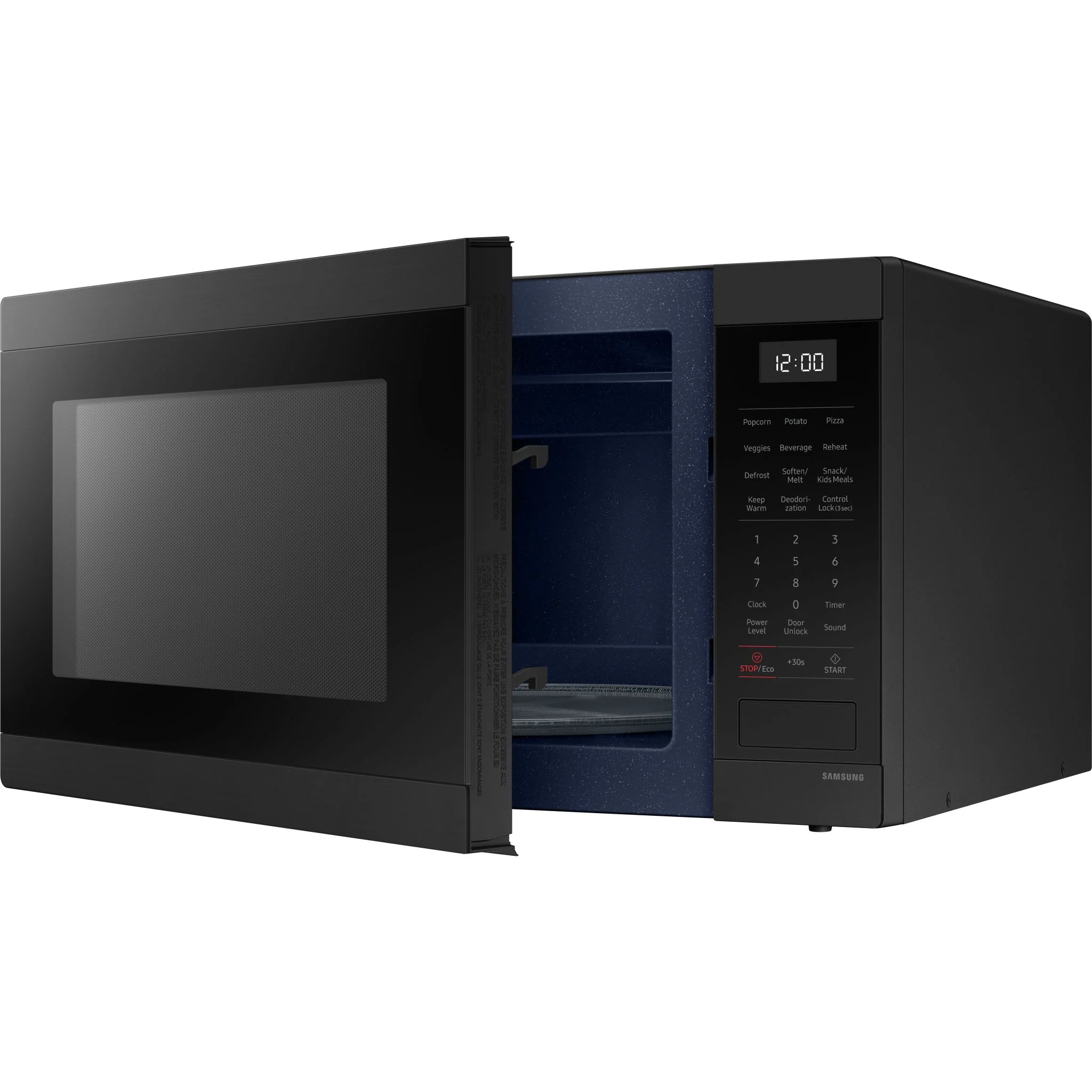 Samsung Microwave (MS19DG8500MTAC) - Black Stainless - Image 4