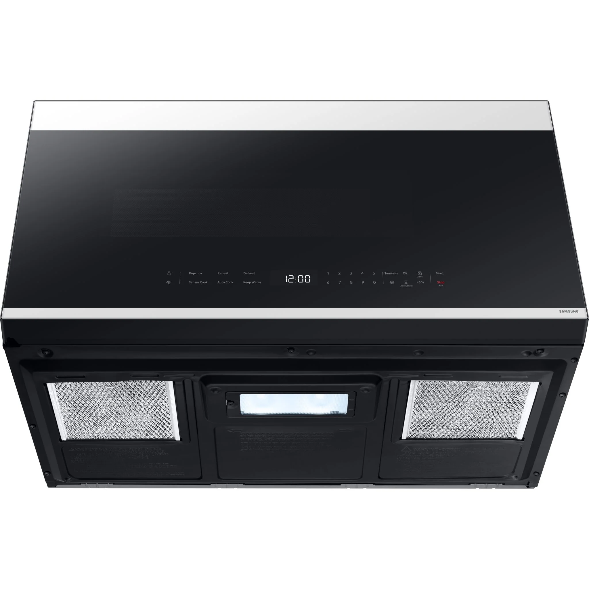 Samsung OTR Microwave (ME21DB650012AC) - White Glass - Image 6