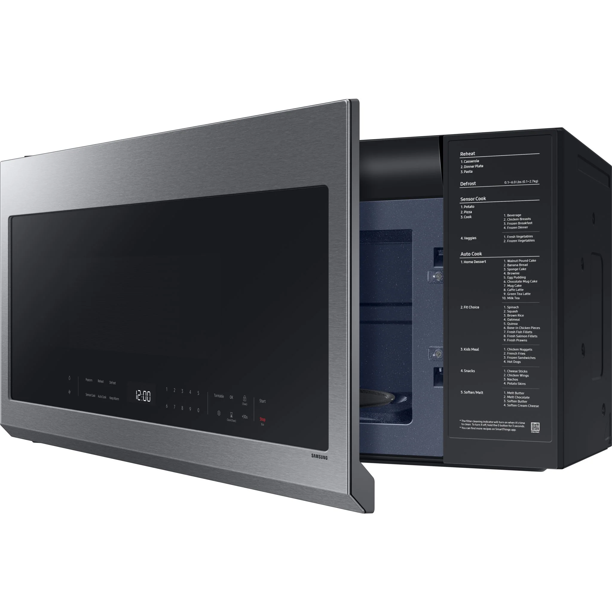 Samsung OTR Microwave (ME21DG6300SRAC) - Stainless Steel - Image 4
