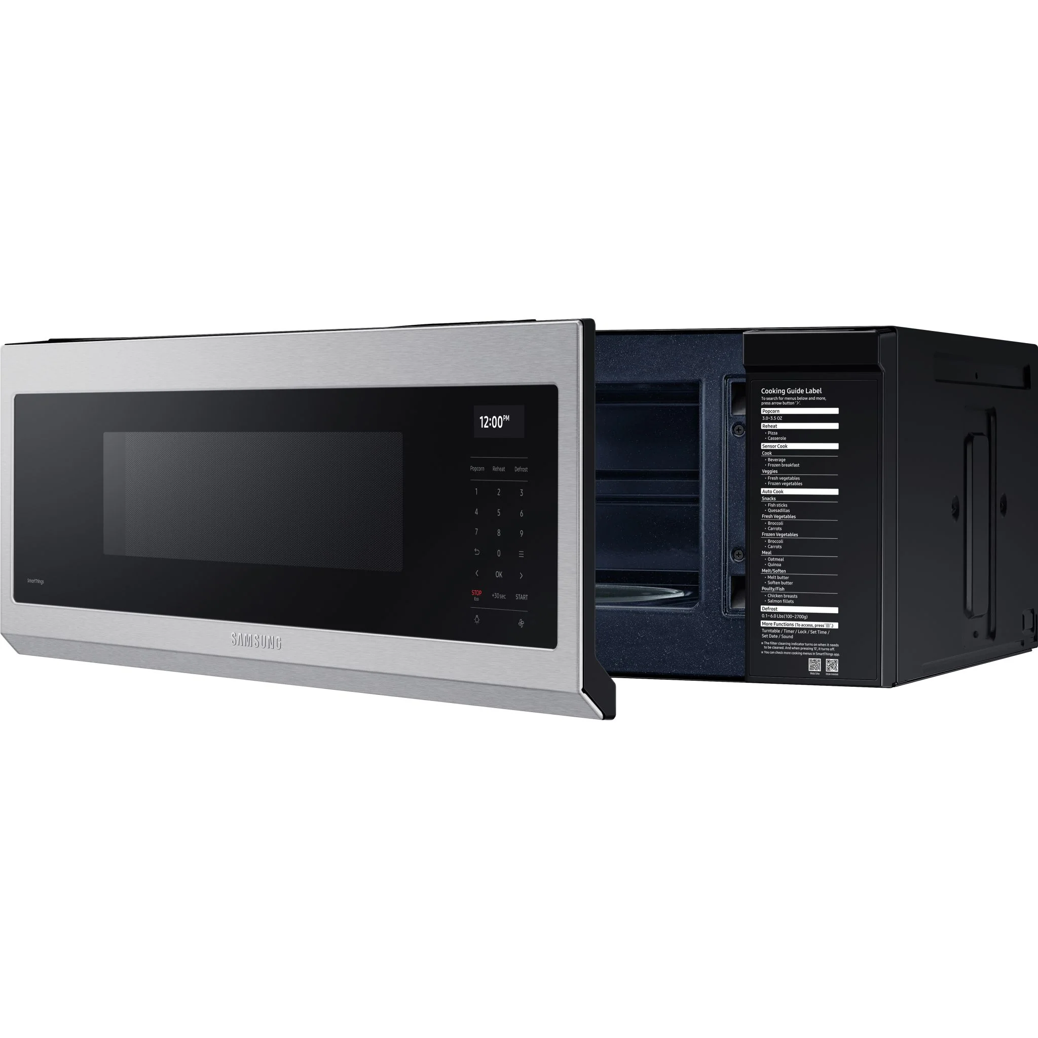 Samsung Over the Range Microwave (ME11A7710DS) - Stainless Steel - Image 4