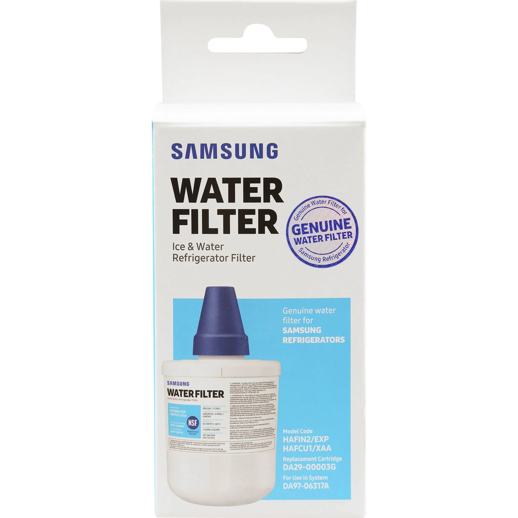 Samsung Side-by-Side & French Door Refrigerator Water Filter -  (HAF-CU1) - Image 5