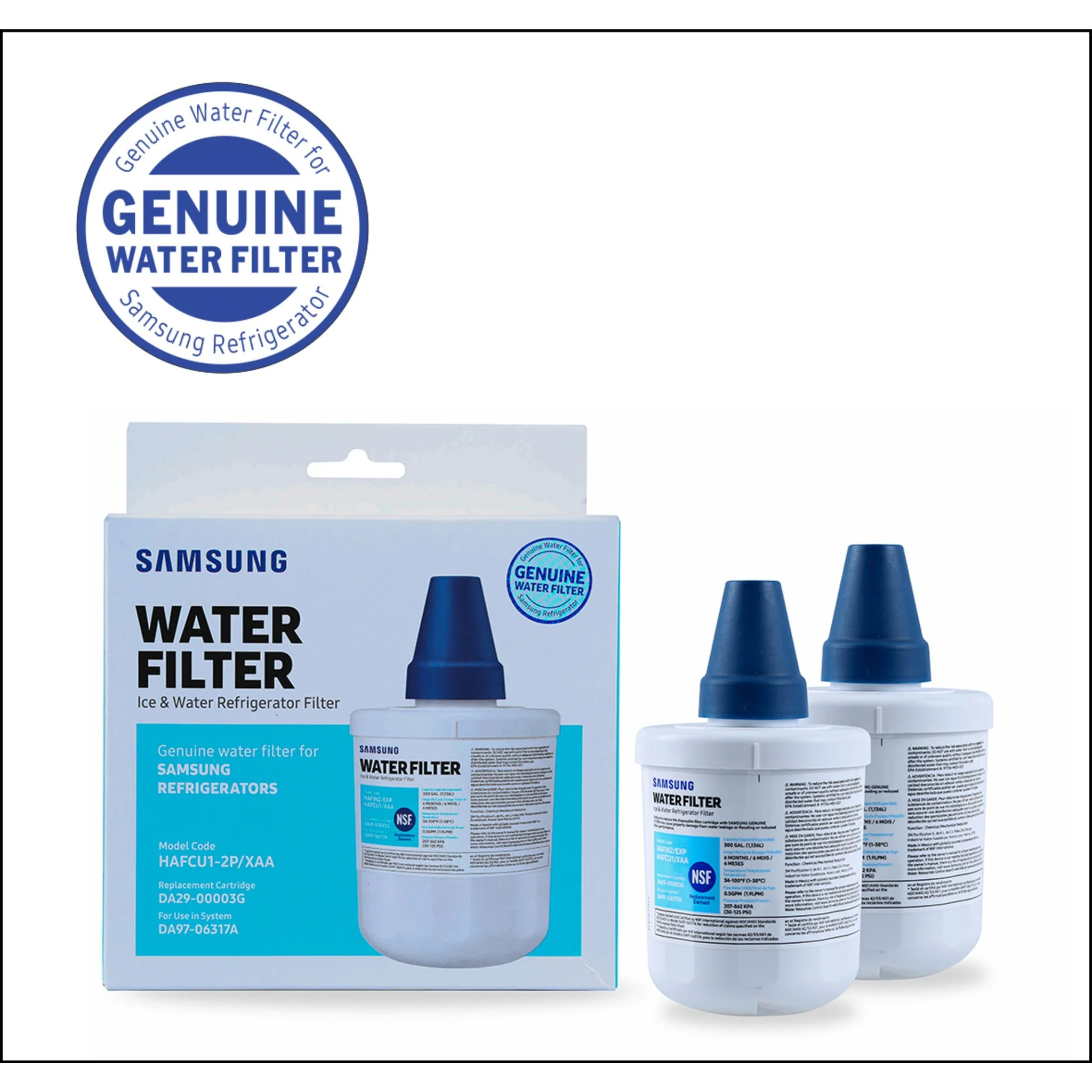 Samsung Side-by-Side & French Door Refrigerator Water Filter -  (HAF-CU1) - Image 8