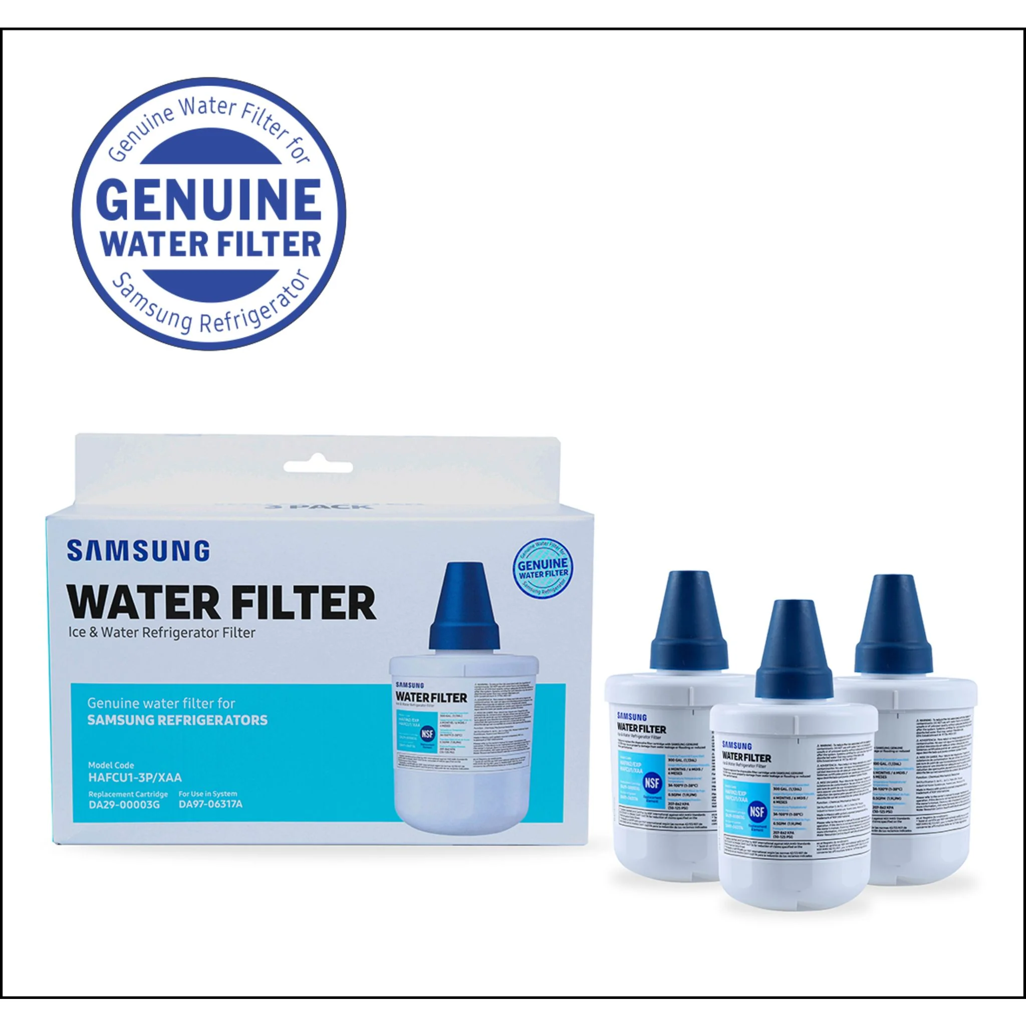 Samsung Side-by-Side & French Door Refrigerator Water Filter -  (HAF-CU1) - Image 9
